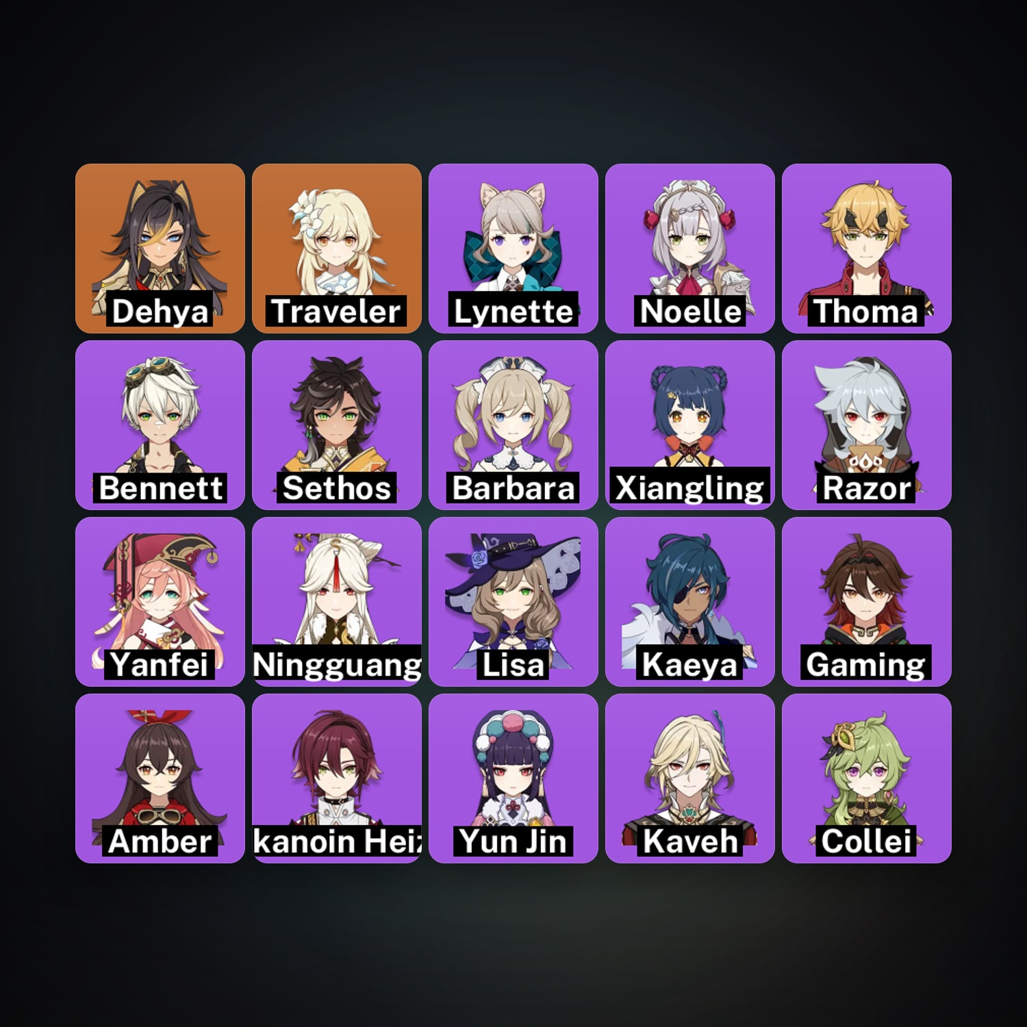 Genshin Impact | AR 35 | 21 Chars | 1× 5★ — Genshin / miHoYo Account — HabibiAccounts