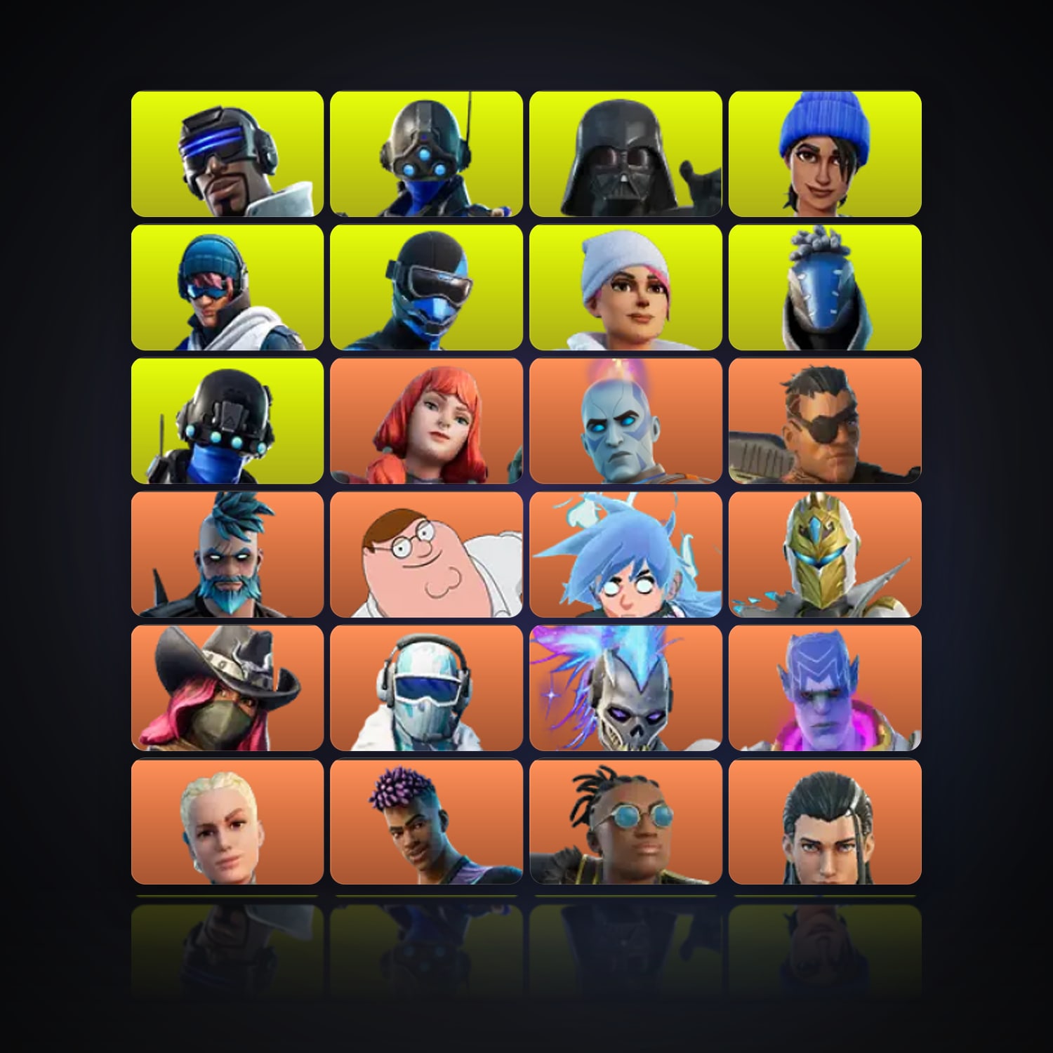 Fortnite | 274 Skins | 300 V-Bucks | Level 2676 | 322 Wins — HabibiAccounts