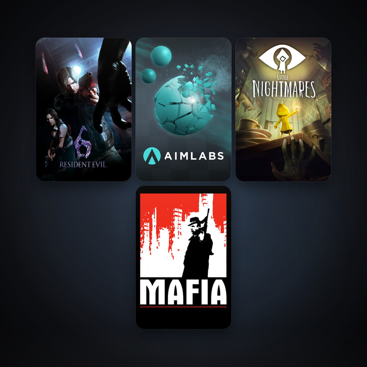 Mafia + Resident Evil 6, 6 games, clean — HabibiAccounts