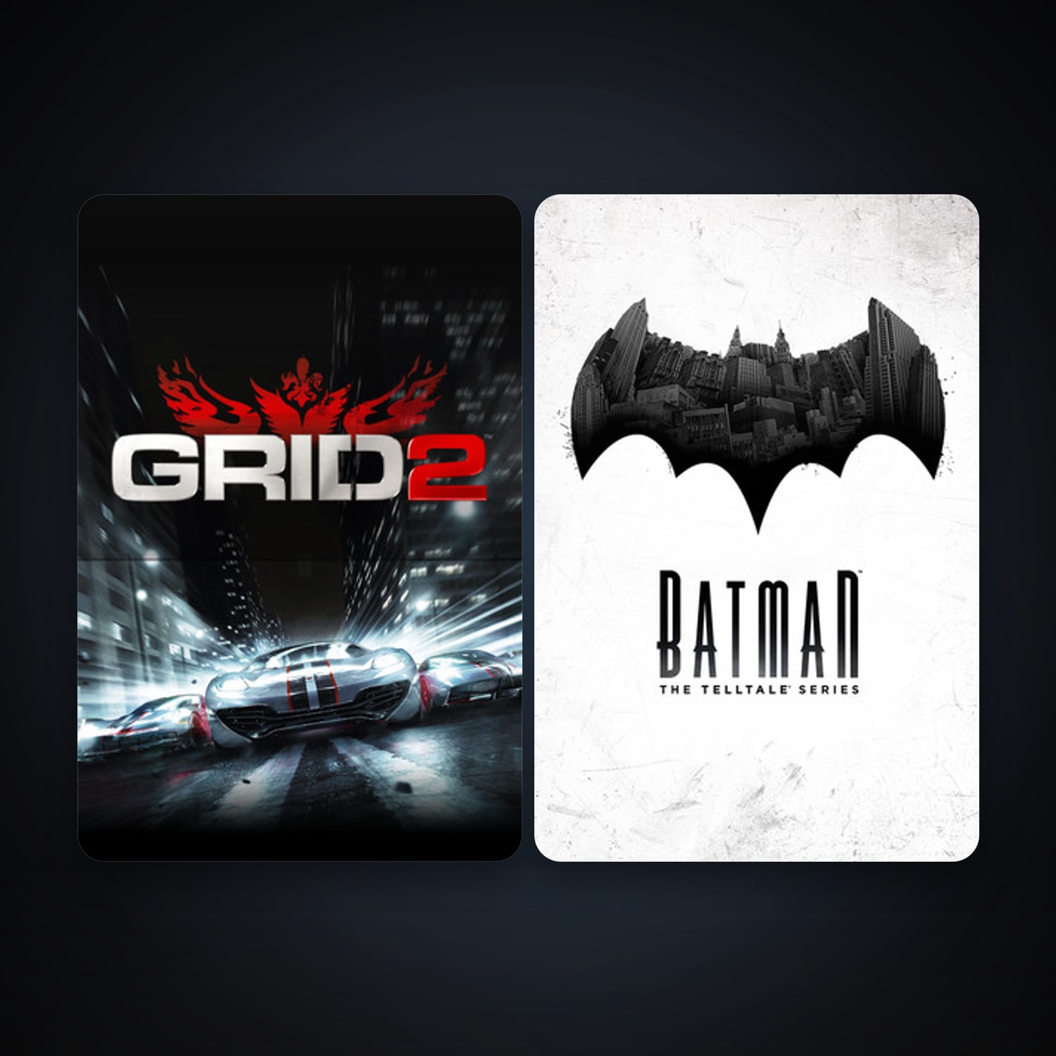 GRID 2 + Batman - The Telltale Series, 4 games, clean — HabibiAccounts