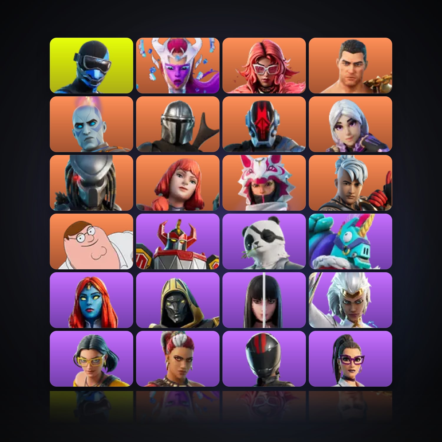 Fortnite | 134 Skins | 50 V-Bucks | Level 3091 | 146 Wins — HabibiAccounts