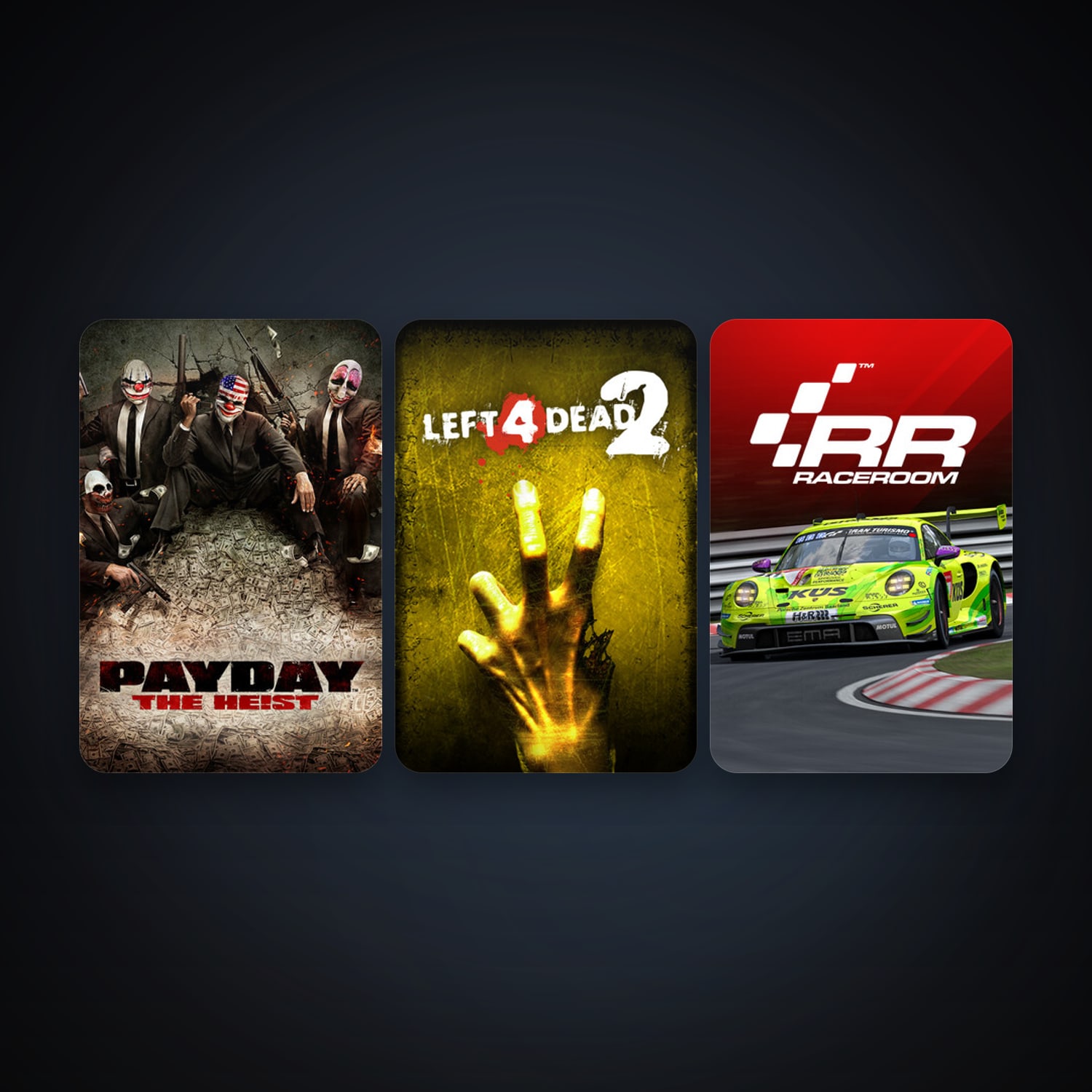 Left 4 Dead 2 + PAYDAY The Heist, 4 games, clean — HabibiAccounts