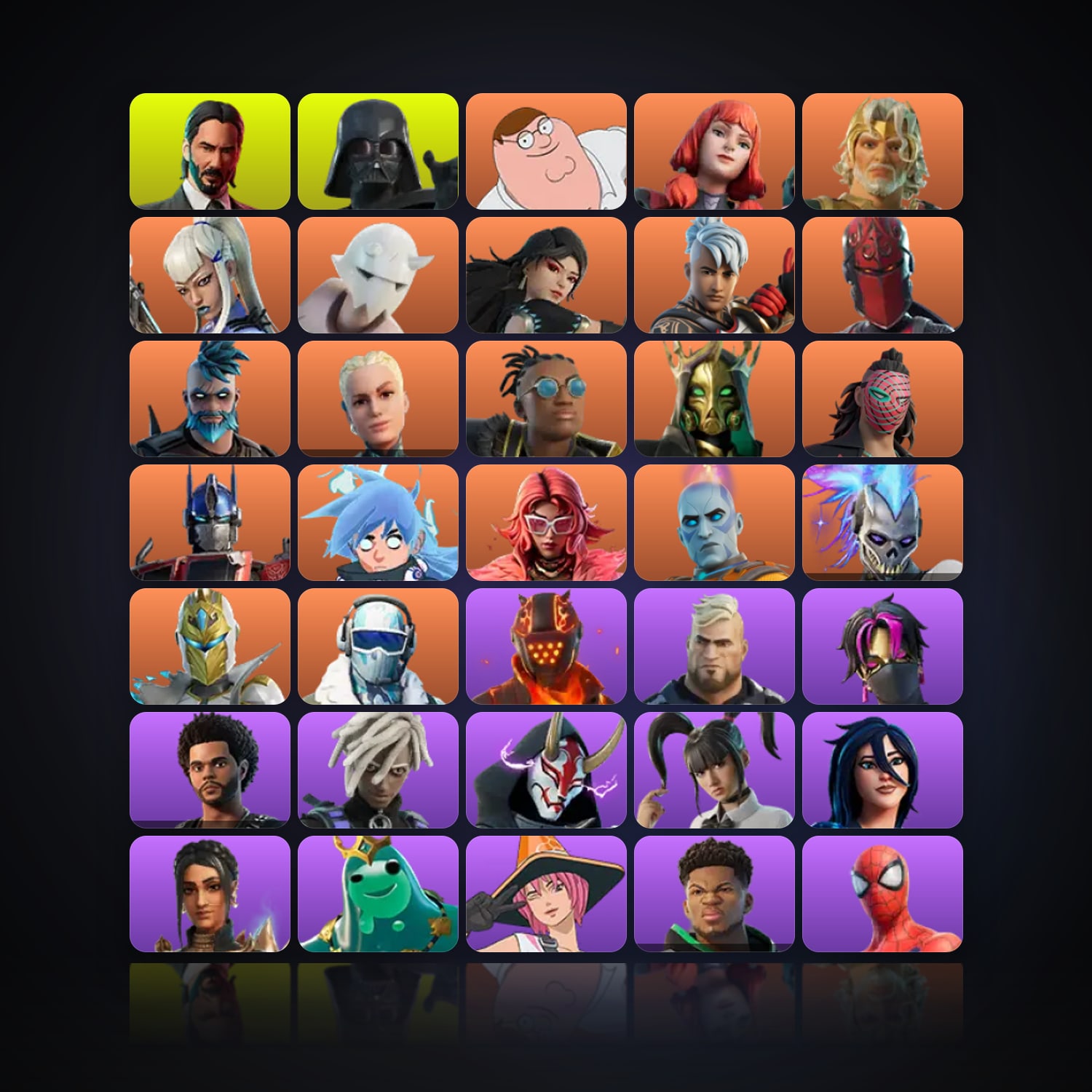 Fortnite | 186 Skins | 400 V-Bucks | Level 2280 | 211 Wins — HabibiAccounts