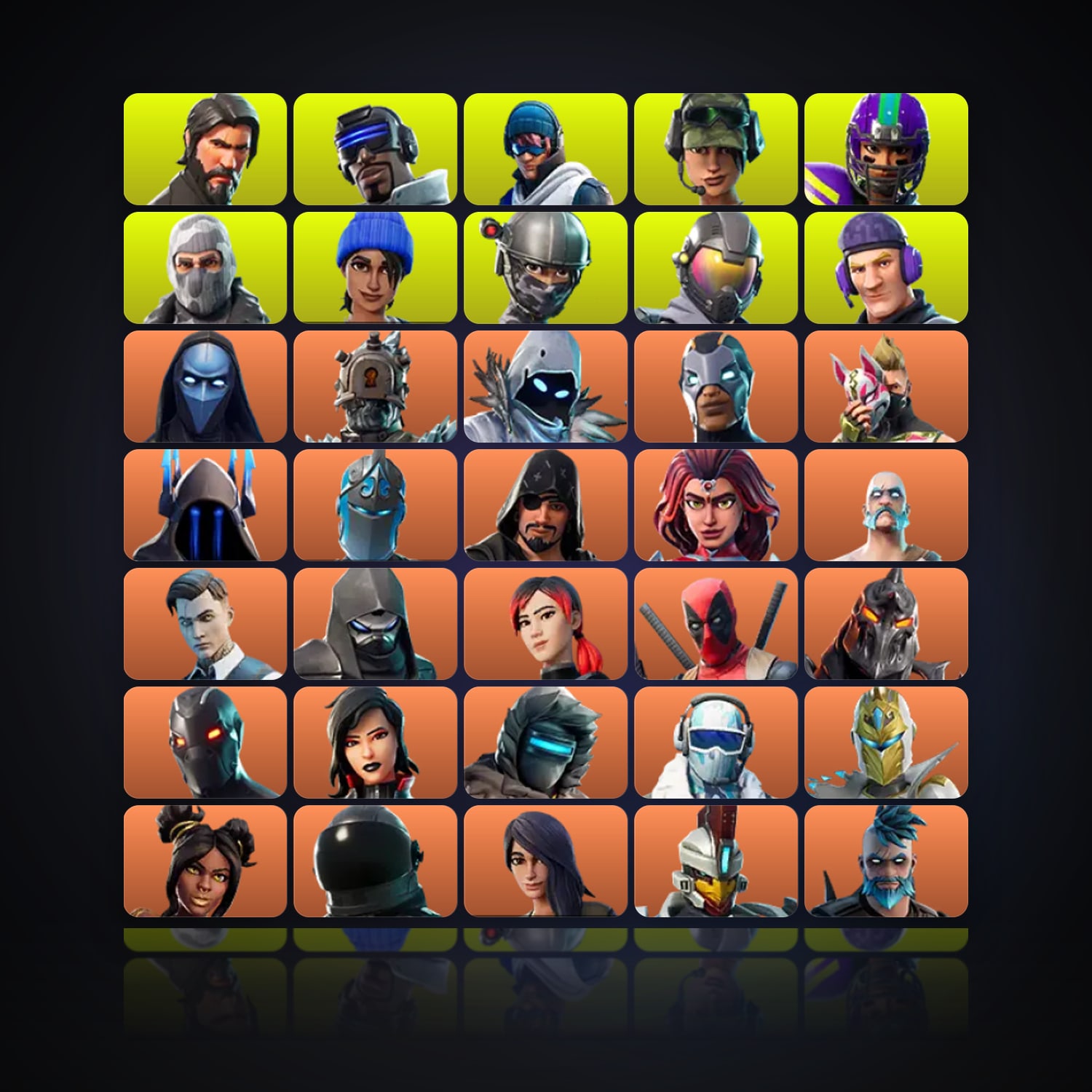 Fortnite | 121 Skins | 600 V-Bucks | Level 1733 | 1.2K Wins — HabibiAccounts
