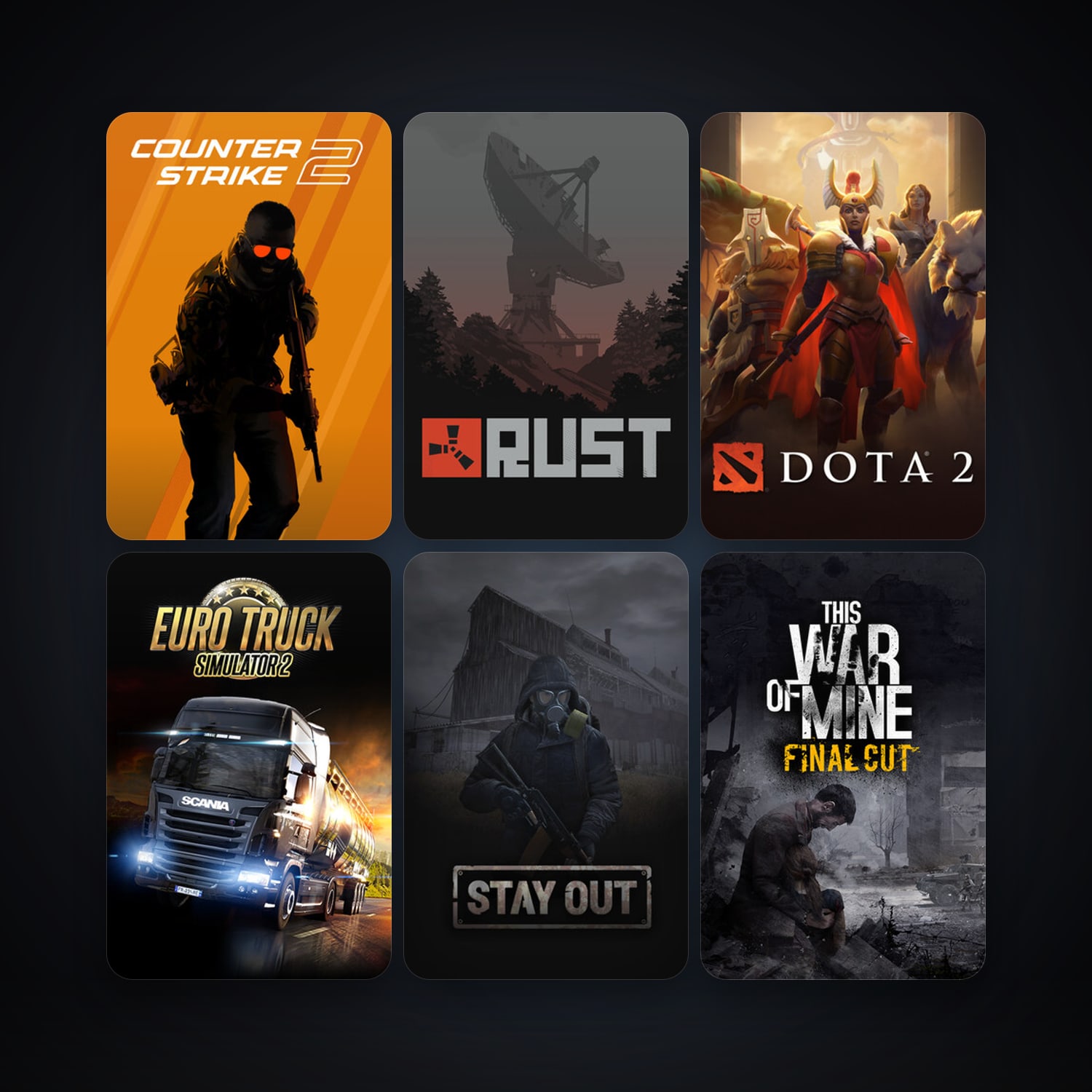Dota 2 + CS2 Prime, 101 games, Steam 20, clean — HabibiAccounts