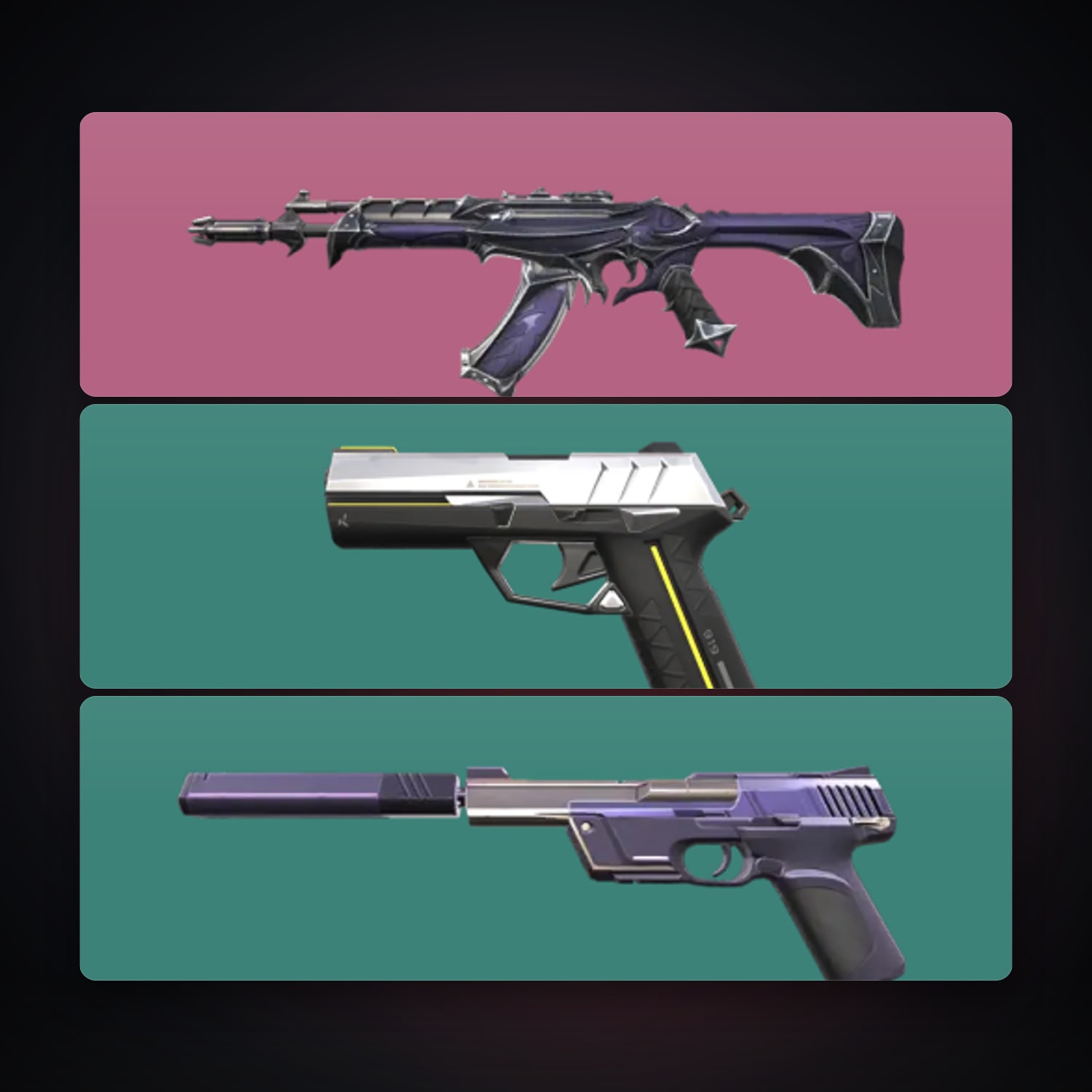 AP Silver 1 locker — 3 skins, lvl 44 — HabibiAccounts