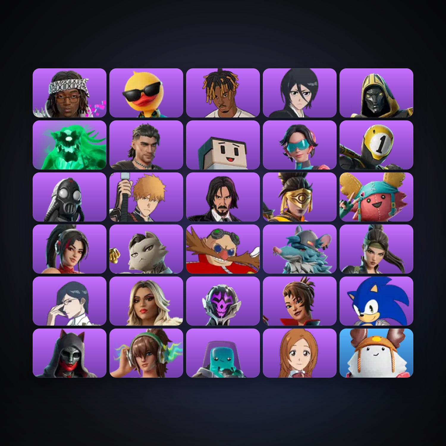 Fortnite | 32 Skins | 300 V-Bucks | Level 735 | 28 Wins — HabibiAccounts