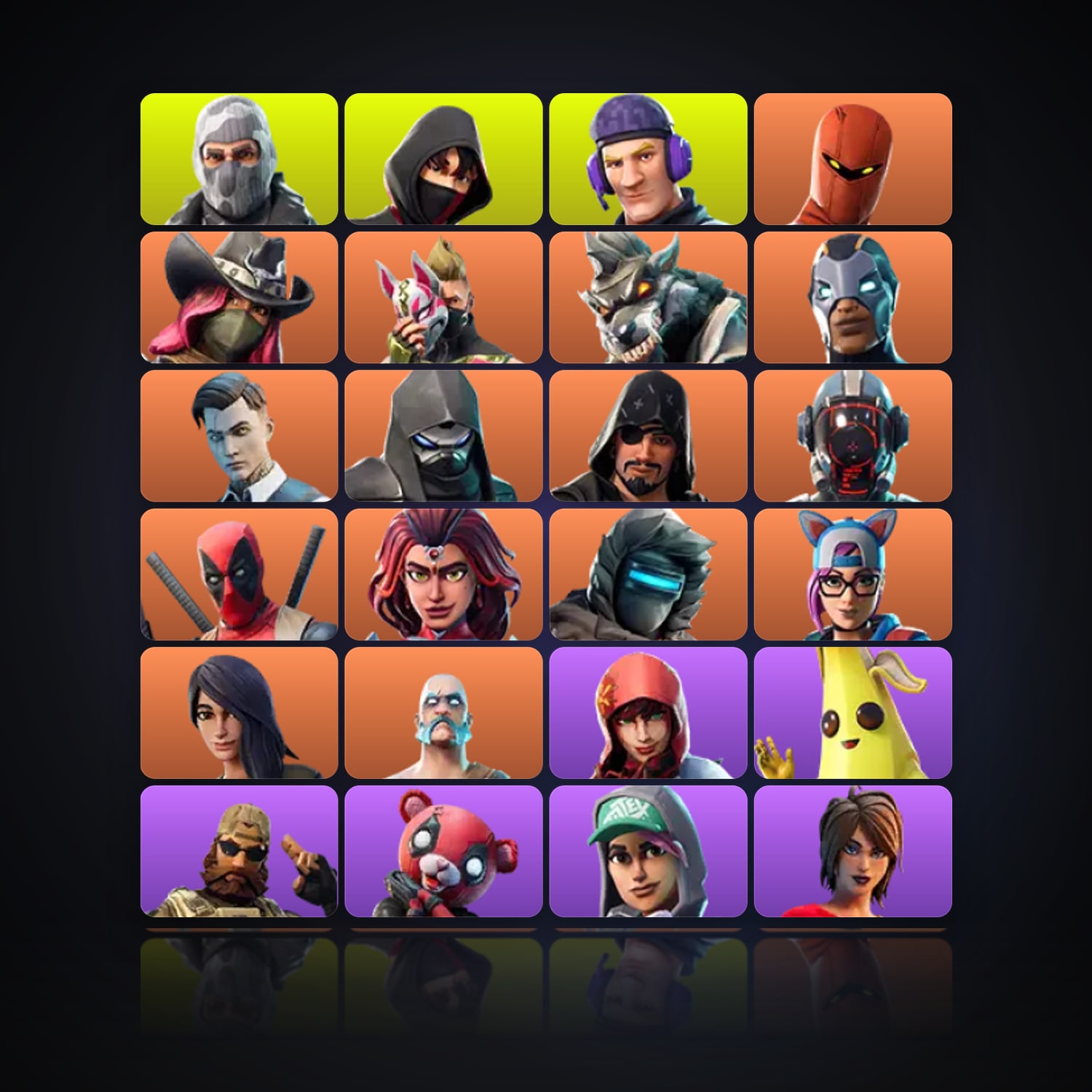 Fortnite | 50 Skins | 100 V-Bucks | Level 816 | 139 Wins — HabibiAccounts