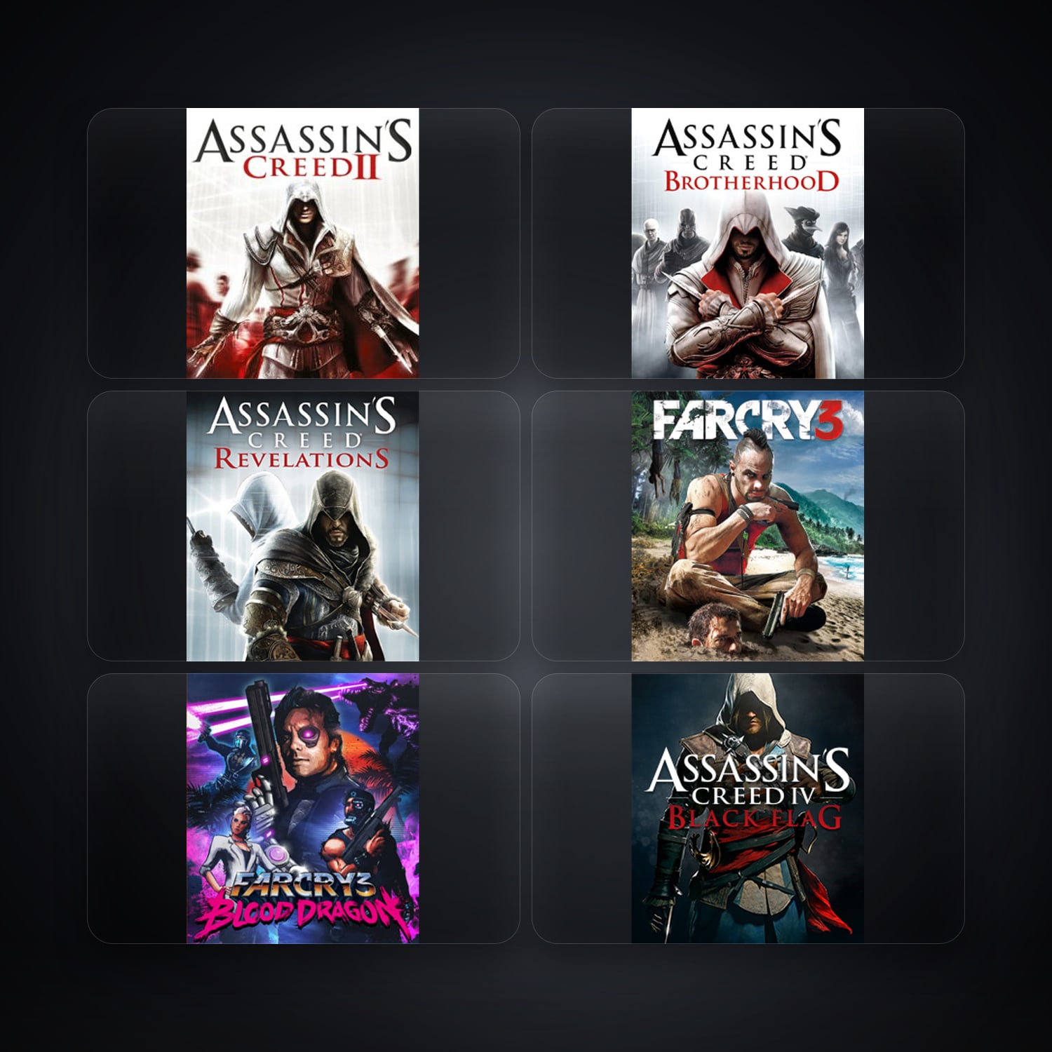 Assassin's Creed II & Assassin's Creed Brotherhood | 63 Games — HabibiAccounts