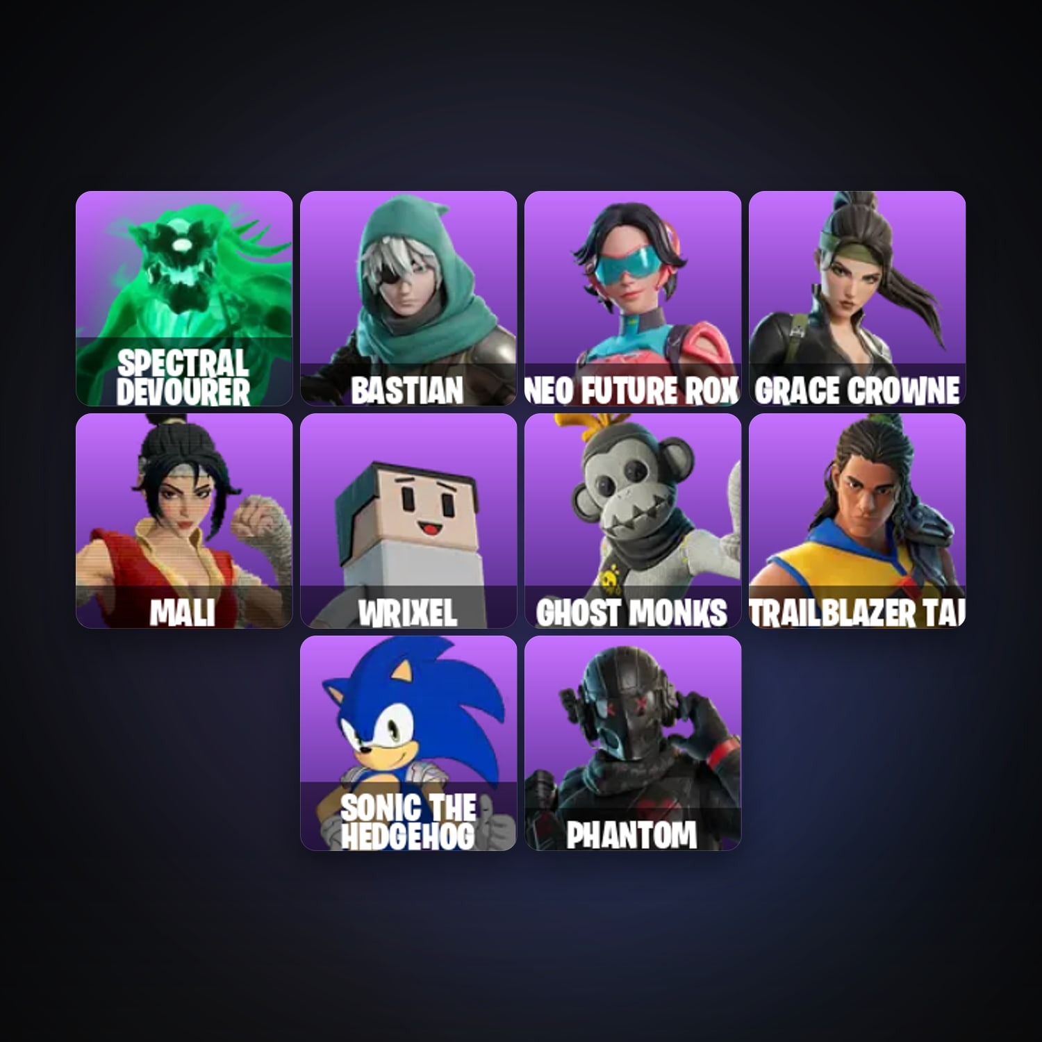 Fortnite | 11 Skins | 450 V-Bucks | Level 99 | 1 Wins — HabibiAccounts