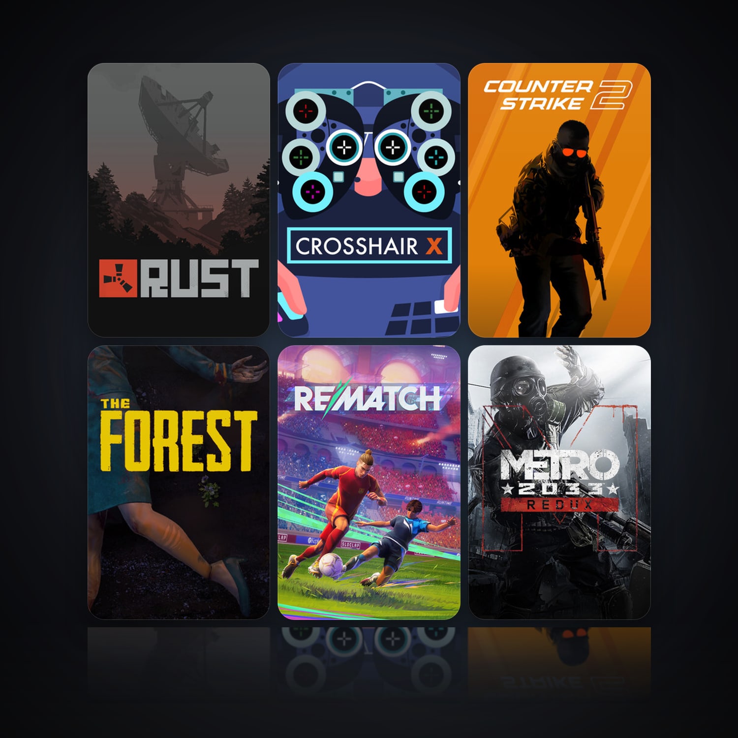 Rust & Crosshair X | 12 Games | Clean — HabibiAccounts