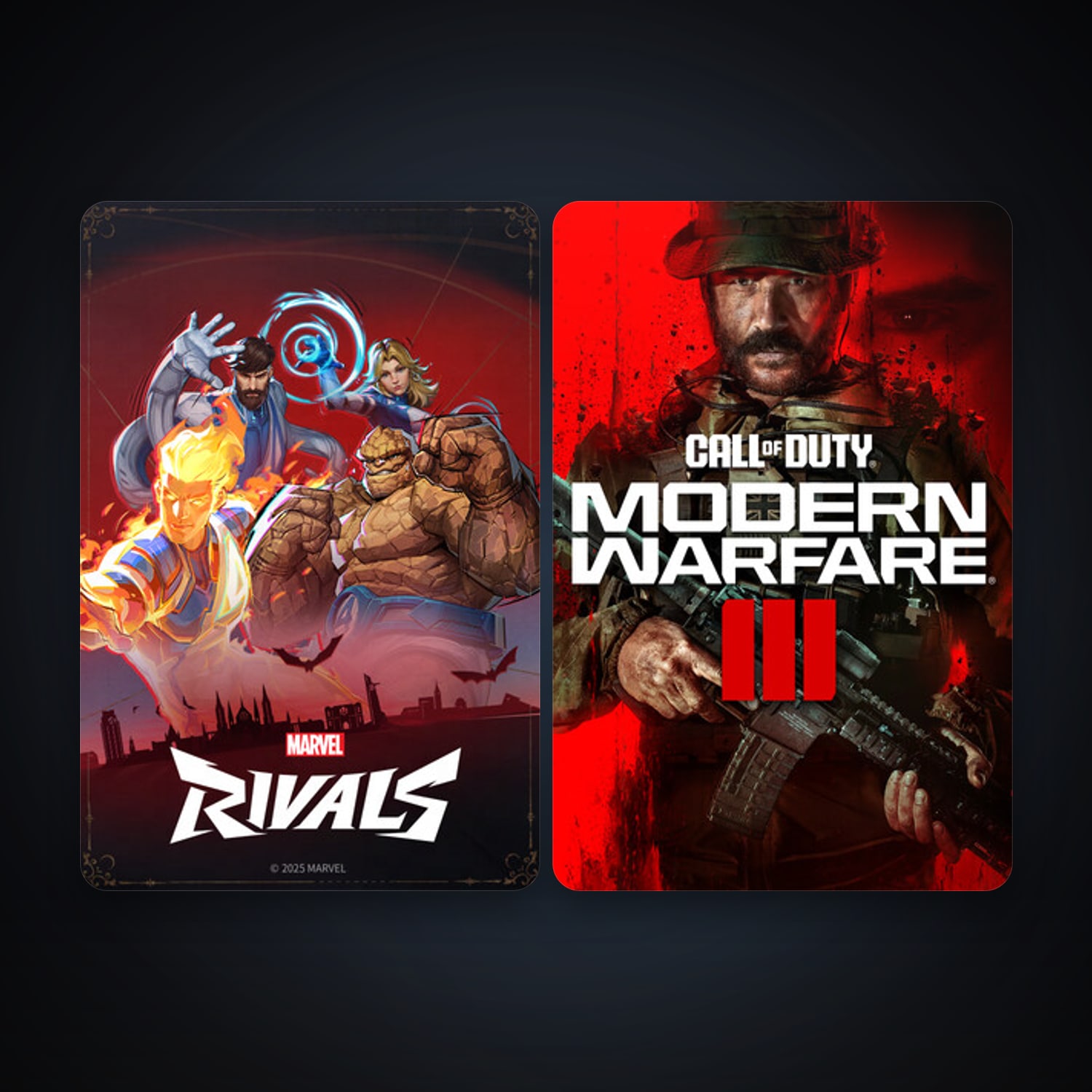 Call of Duty: Modern Warfare 3 (III) + Marvel Rivals, 7 games, clean — HabibiAccounts