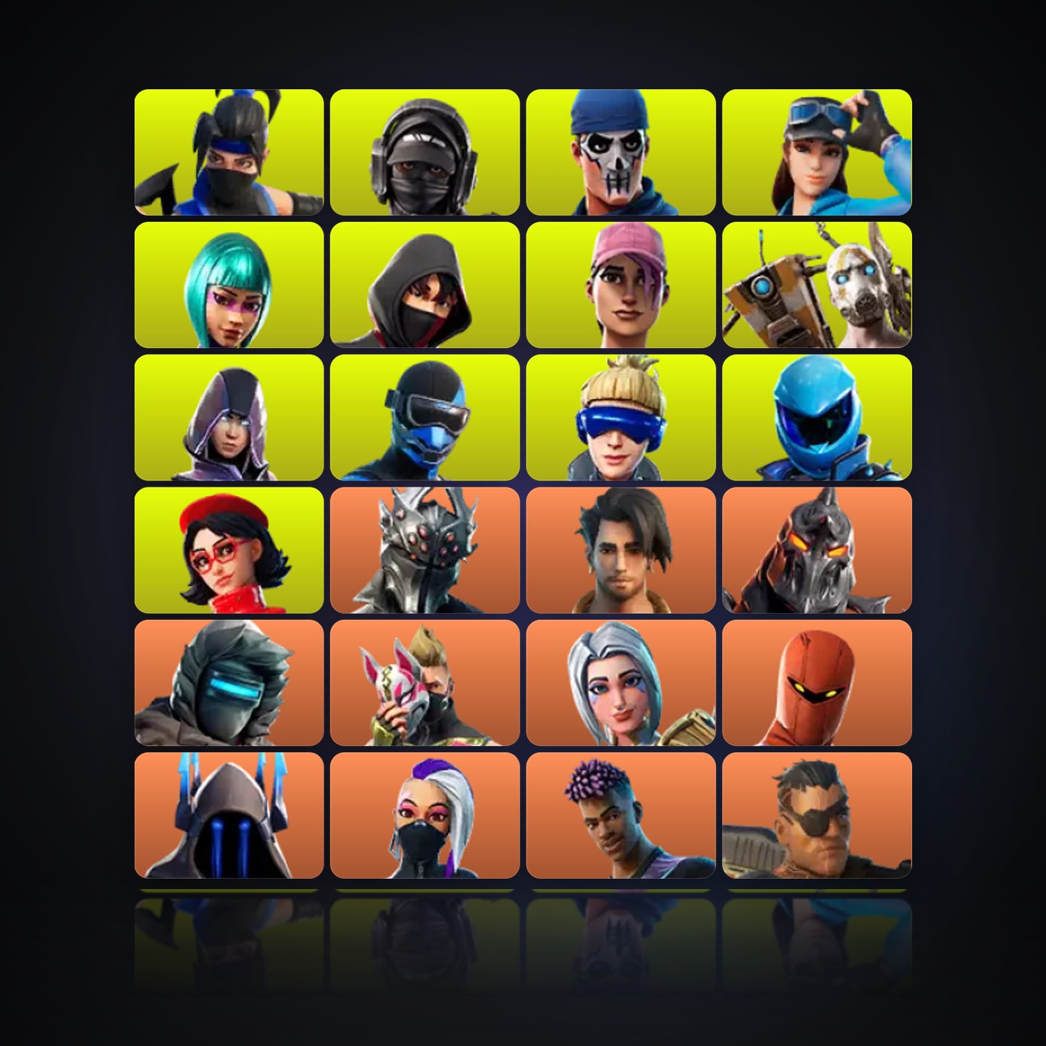 Fortnite | 255 Skins | Level 4480 | 472 Wins — HabibiAccounts