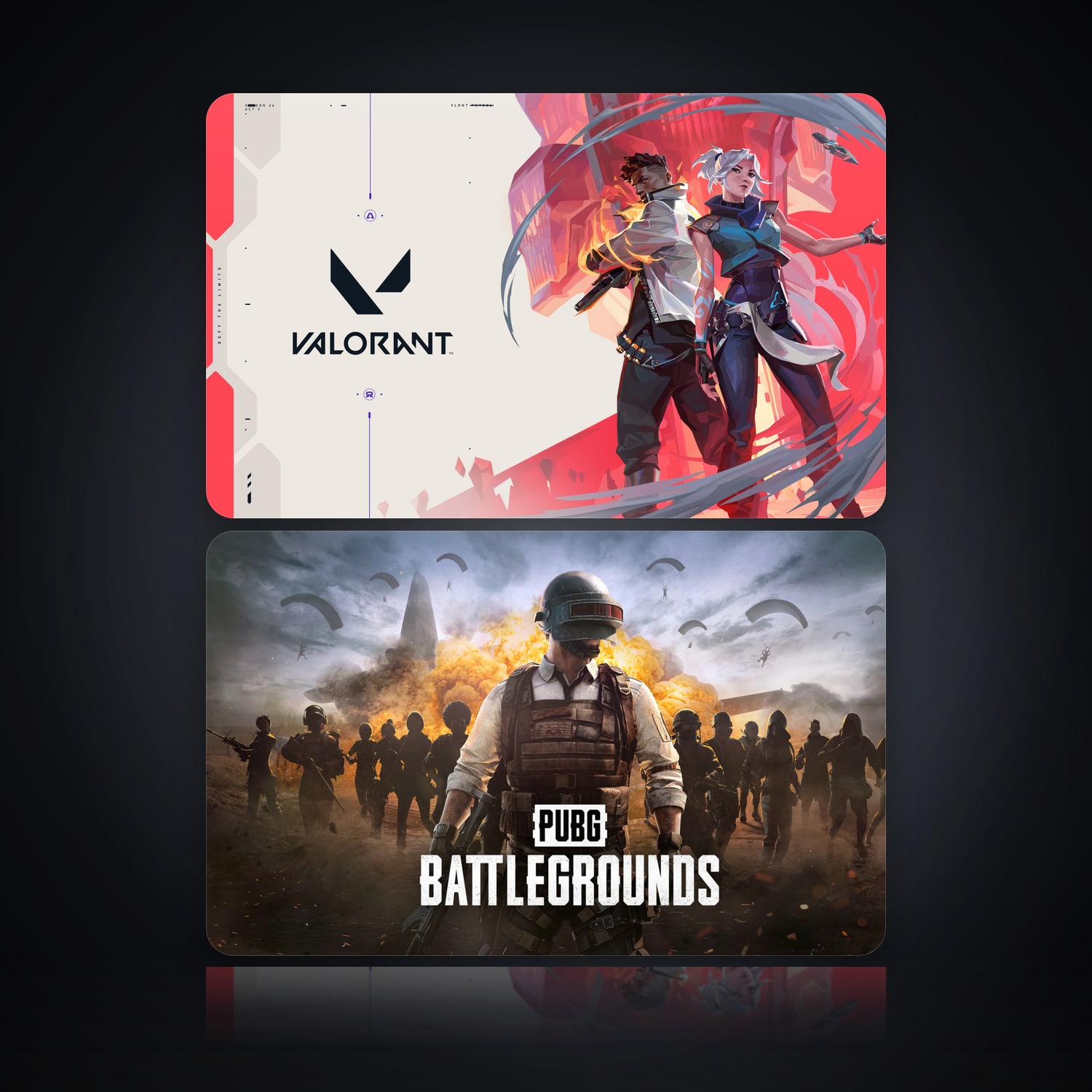 VALORANT & PUBG: BATTLEGROUNDS | 2 Games — HabibiAccounts