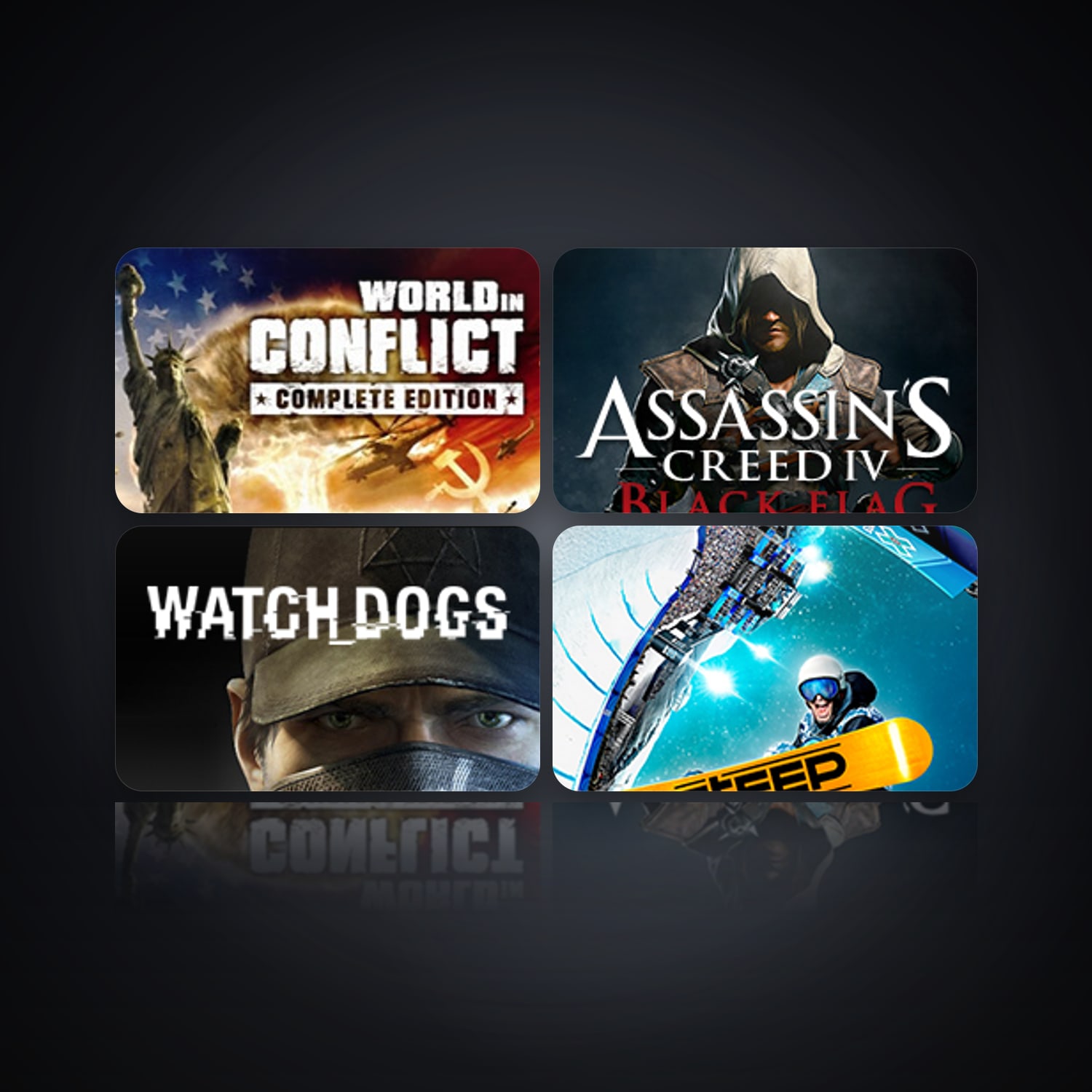 World In Conflict & Assassin’s Creed IV Black Flag | 4 Games — HabibiAccounts