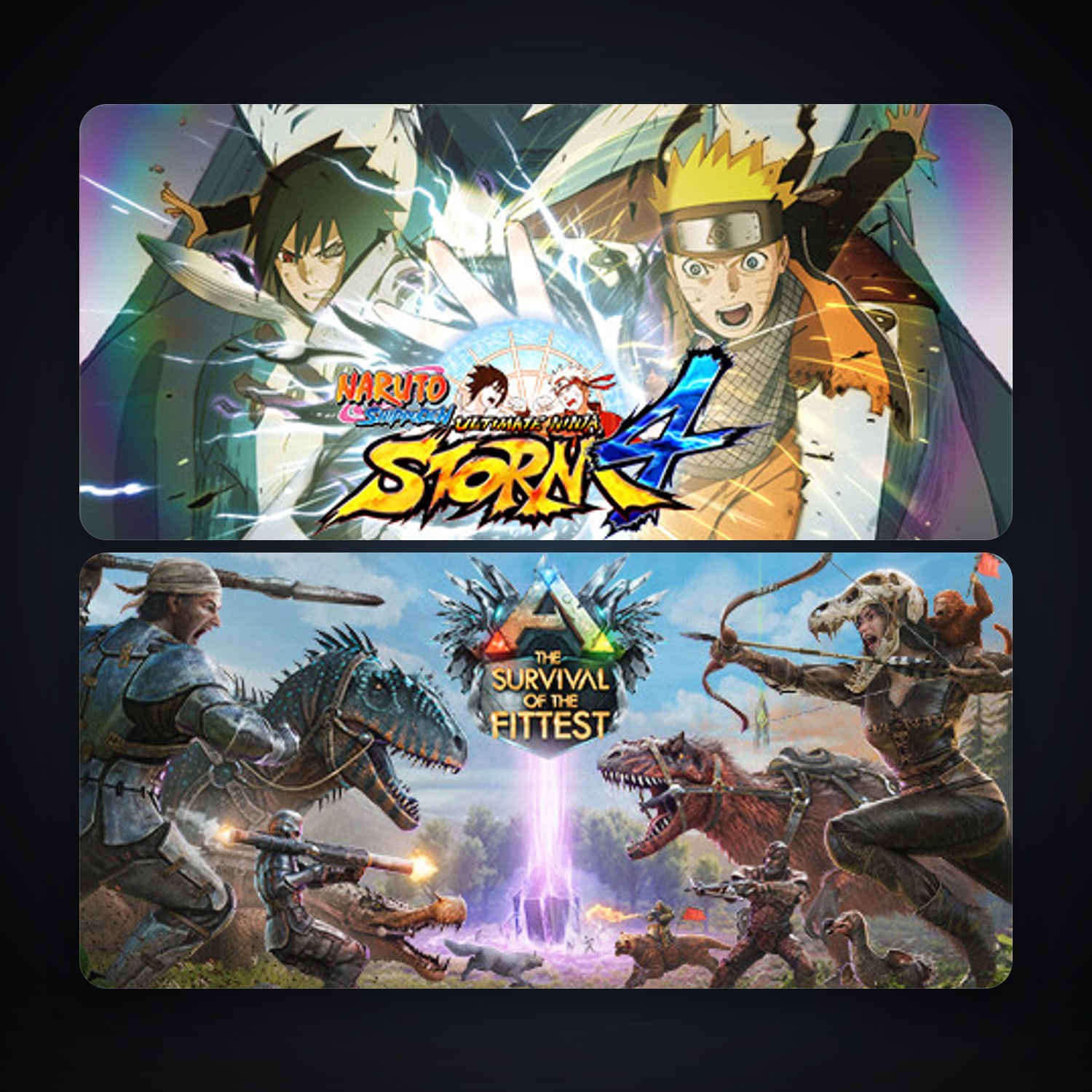 Steam account: NARUTO SHIPPUDEN: Ultimate Ninja STORM 4 + ARK: The Survival Of The Fittest, 3 games, clean — HabibiAccounts