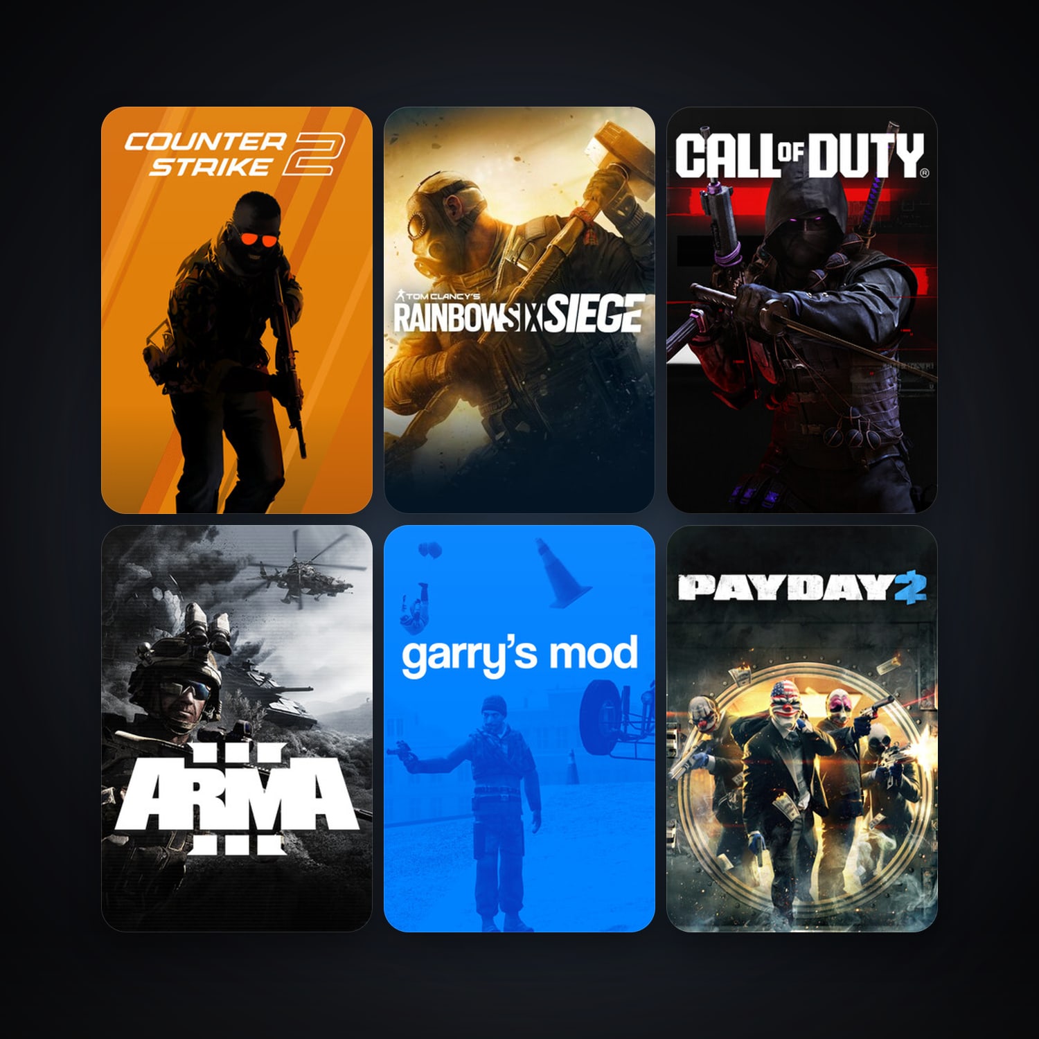 CS2 Prime + Garry's Mod, 31 games, Steam 10, clean — HabibiAccounts