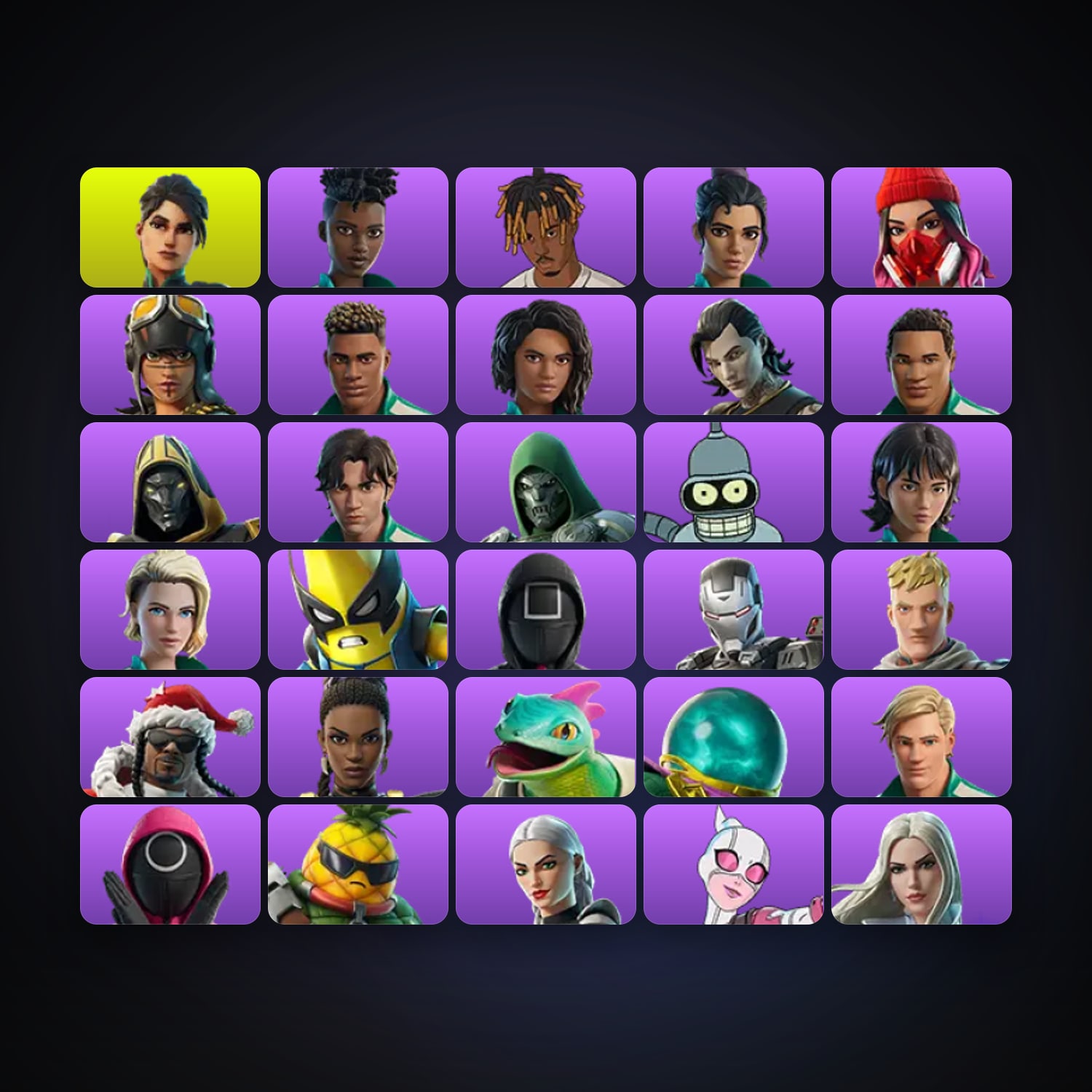 Fortnite | 31 Skins | 300 V-Bucks | Level 378 | 43 Wins — HabibiAccounts