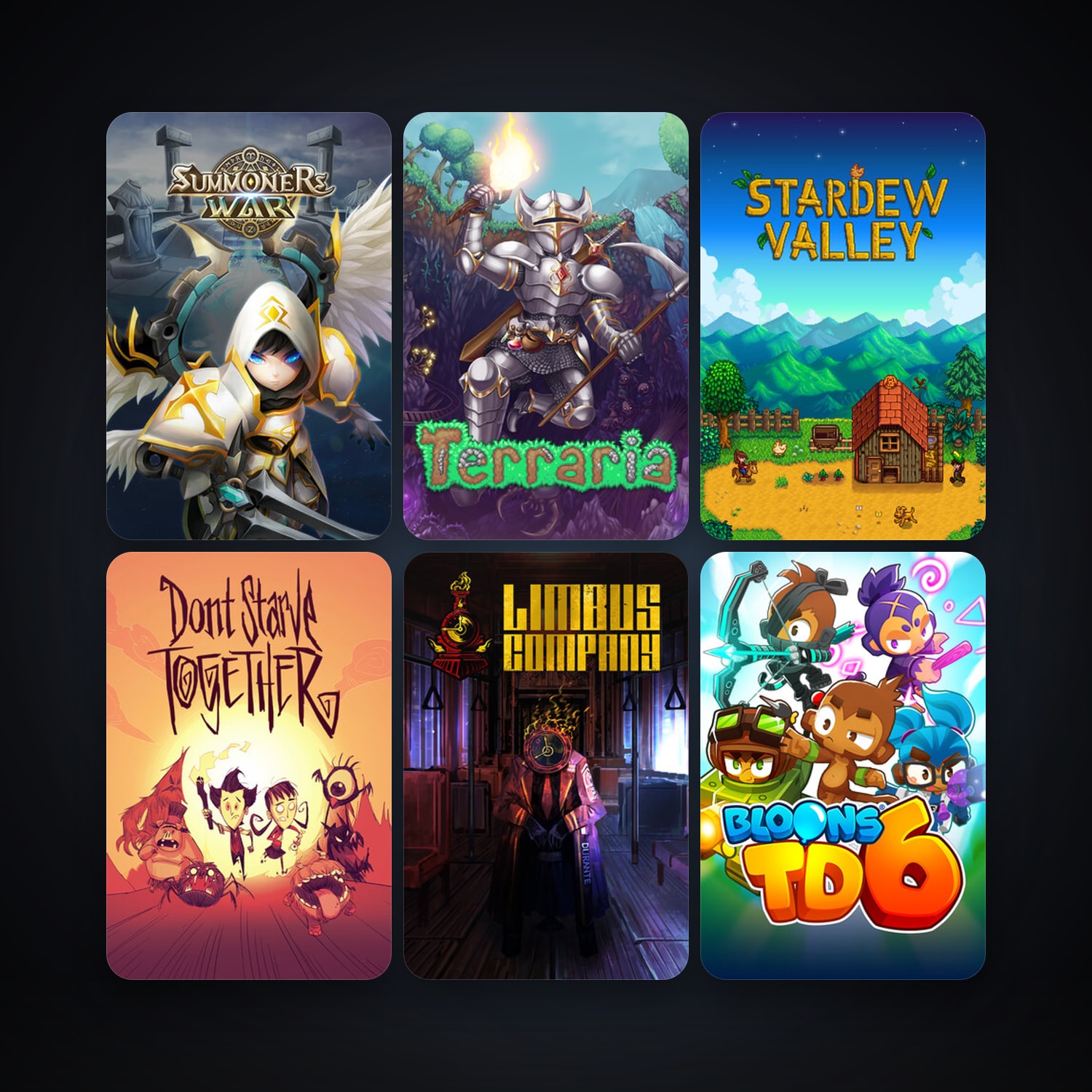 Terraria + Don't Starve Together, 44 games, clean — HabibiAccounts