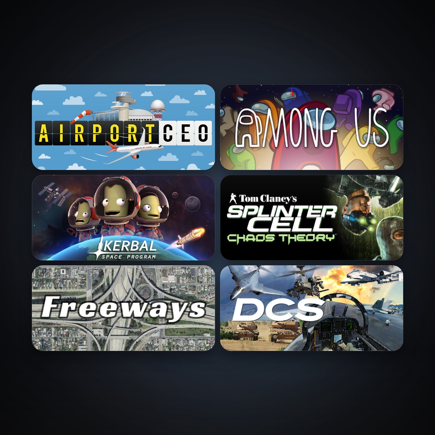 Tom Clancy's Splinter Cell Chaos Theory + Kerbal Space Program, 12 games, clean — HabibiAccounts