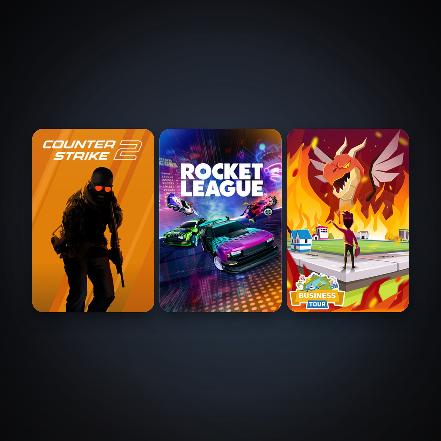 CS2 Prime + Rocket League, 6 games, Steam 11, clean — HabibiAccounts