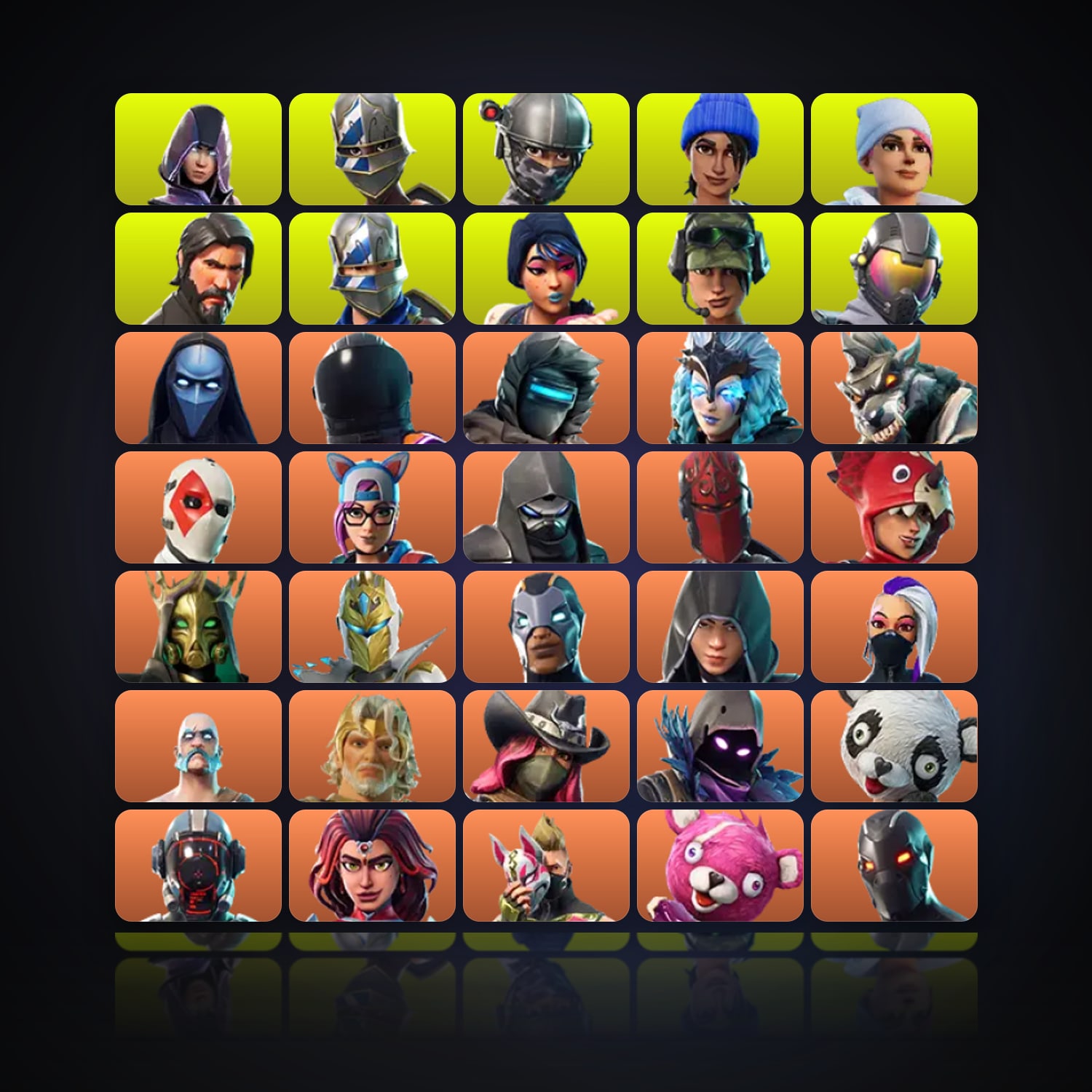 Fortnite | 153 Skins | 1.9K V-Bucks | Level 1085 | 205 Wins — HabibiAccounts