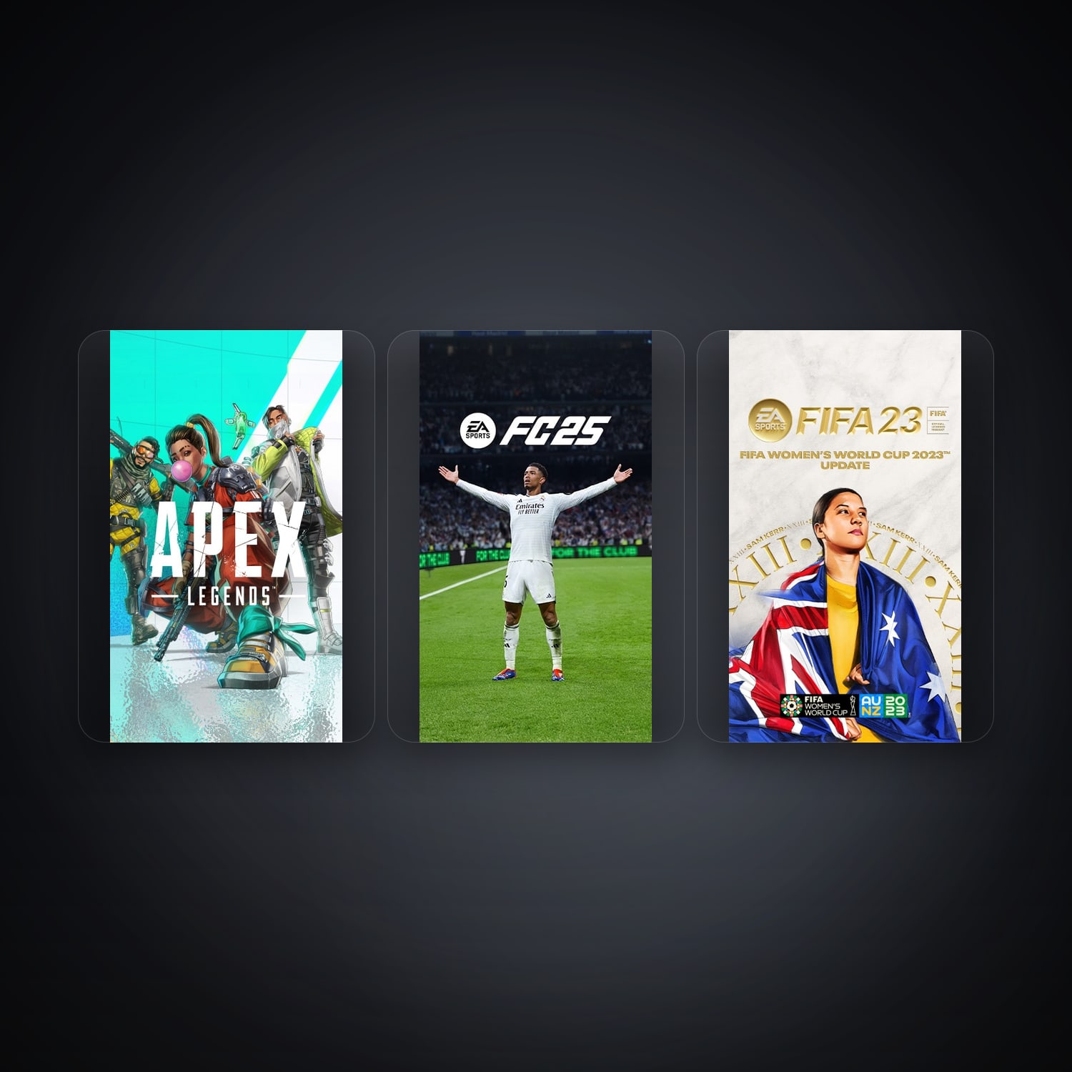 Apex Legends & EA SPORTS FC 25 | 3 Games | Apex Lvl 9 — HabibiAccounts