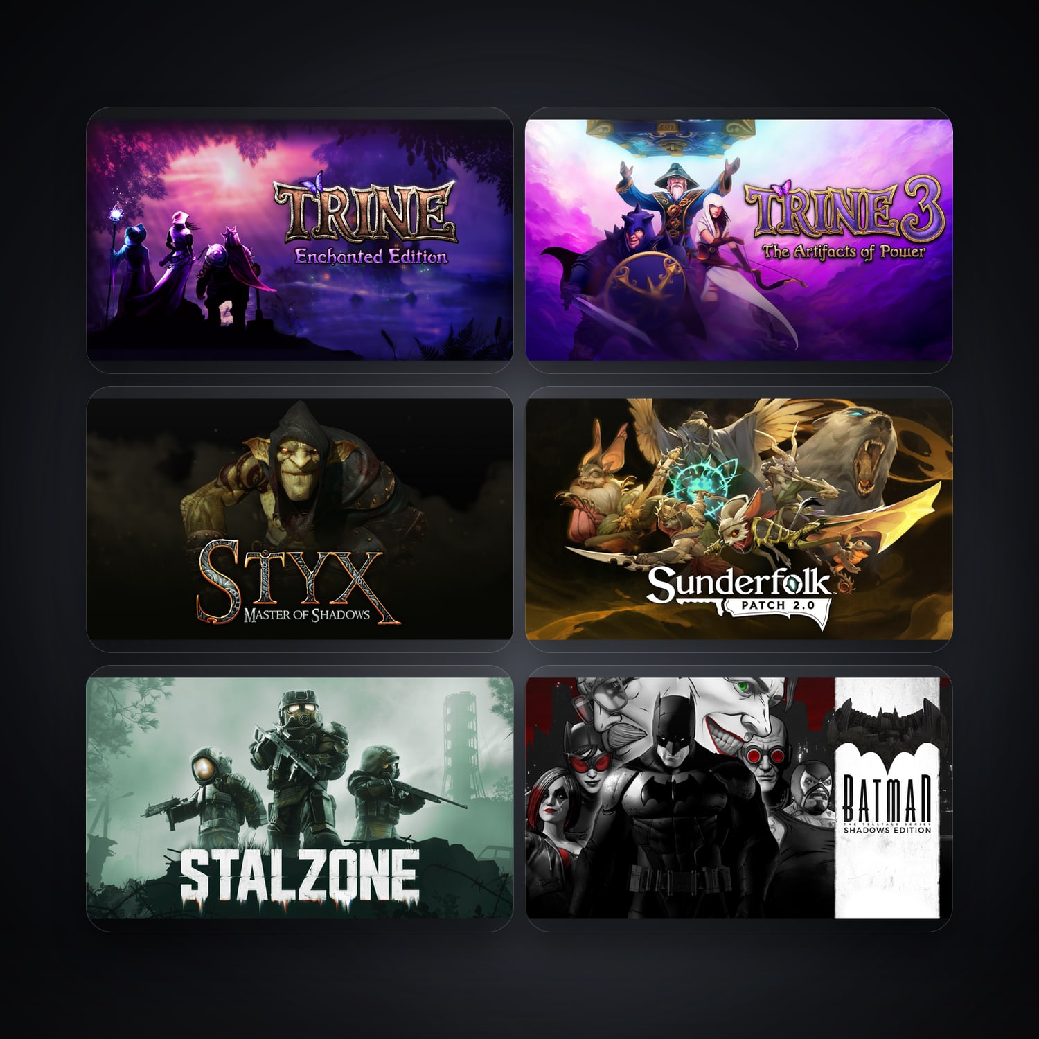 Trine Enchanted Edition & Trine 3: The Artifacts of Power | 18 Games — HabibiAccounts