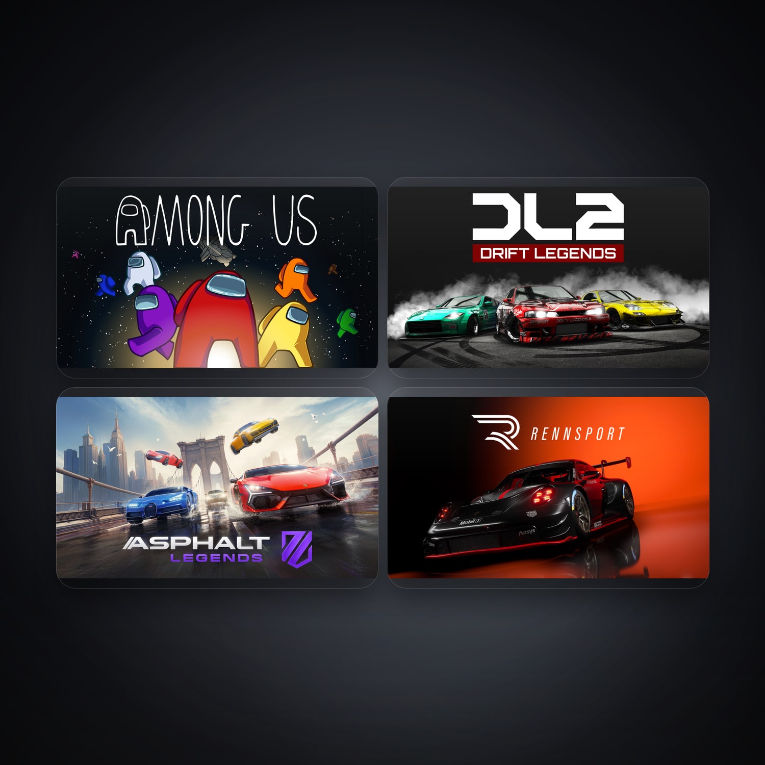 هالحساب إبك فيه Among Us وDrift Legends 2، LK، 5 ألعاب — HabibiAccounts