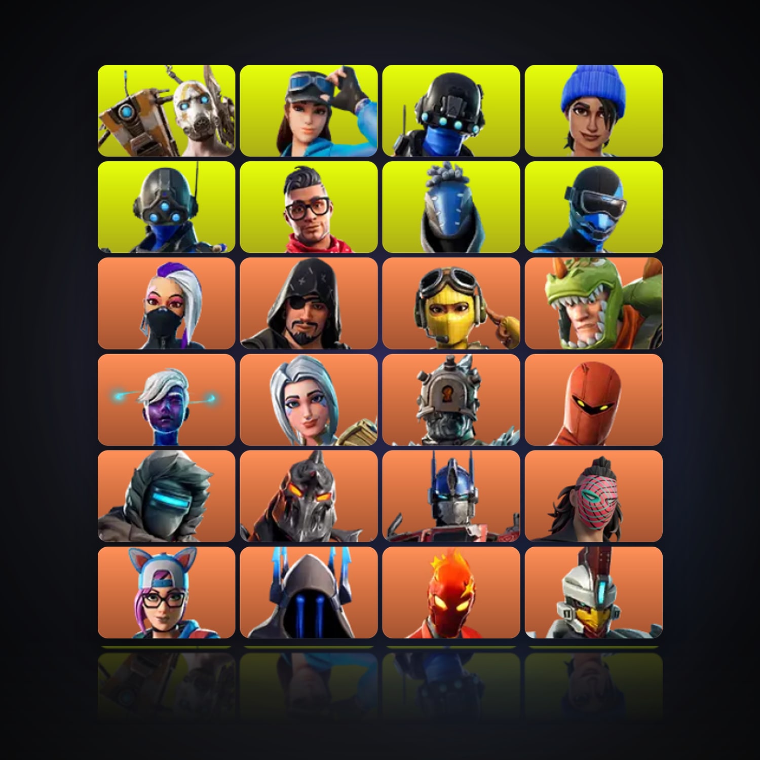 Fortnite | 120 Skins | 300 V-Bucks | Level 1899 | 152 Wins — HabibiAccounts