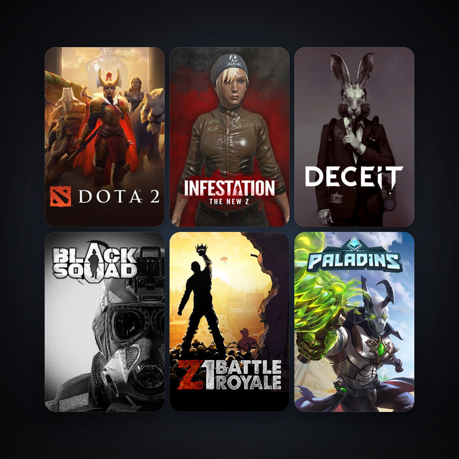 هالحساب ستيم فلين، Dota 2 وZ1 Battle Royale، 8 لعبة، صامد واضح — HabibiAccounts