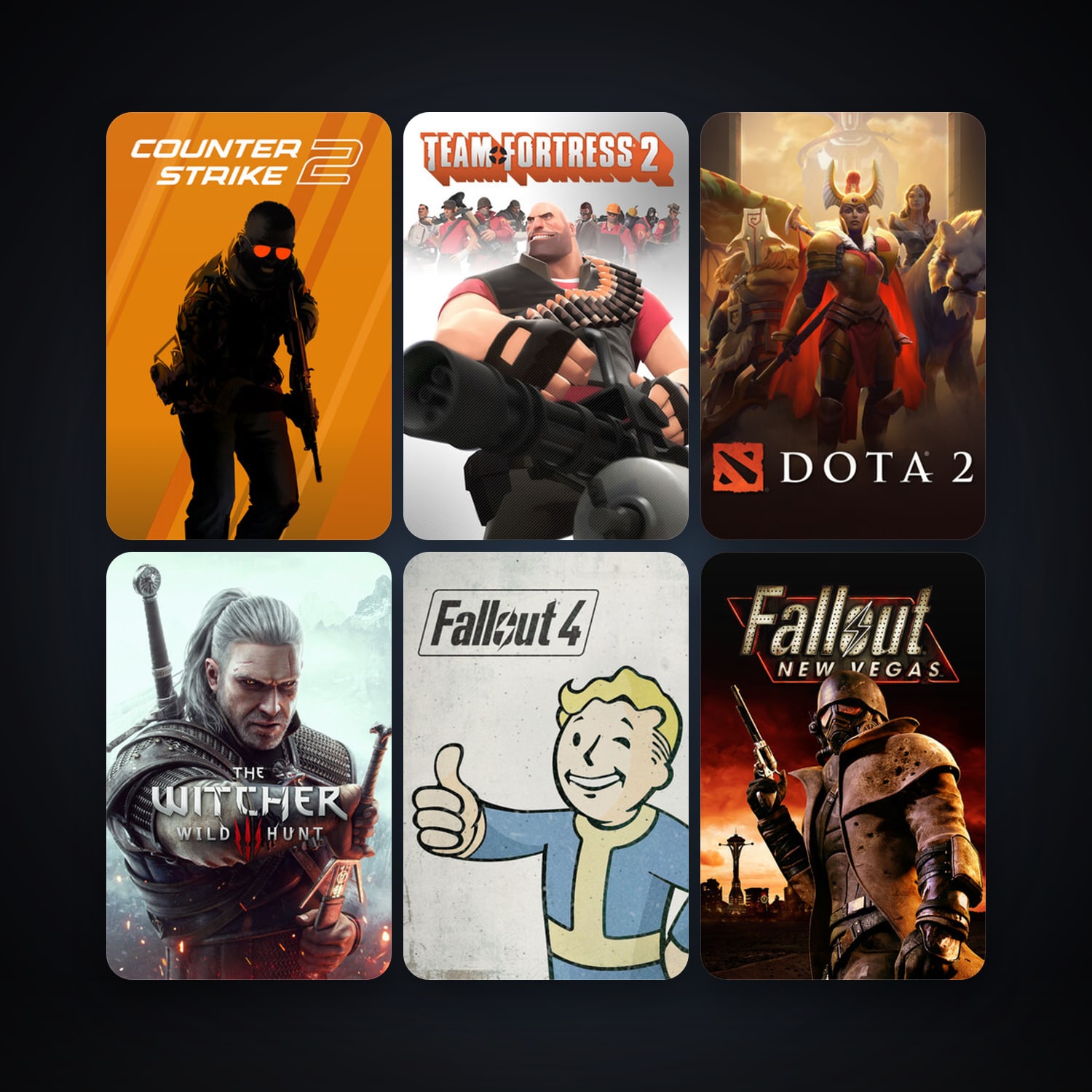 Team Fortress 2 + Dota 2, 68 games, Steam 10, clean — HabibiAccounts
