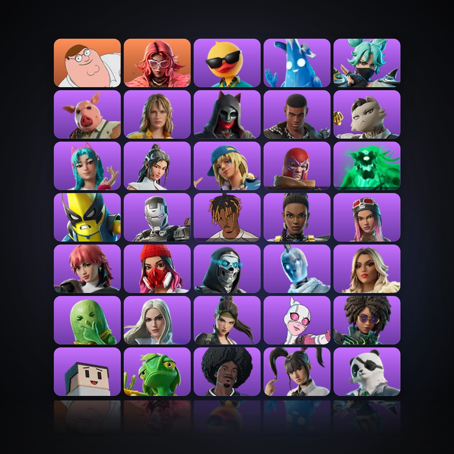 Fortnite | 142 Skins | 1.6K V-Bucks | Level 2709 | 203 Wins — HabibiAccounts