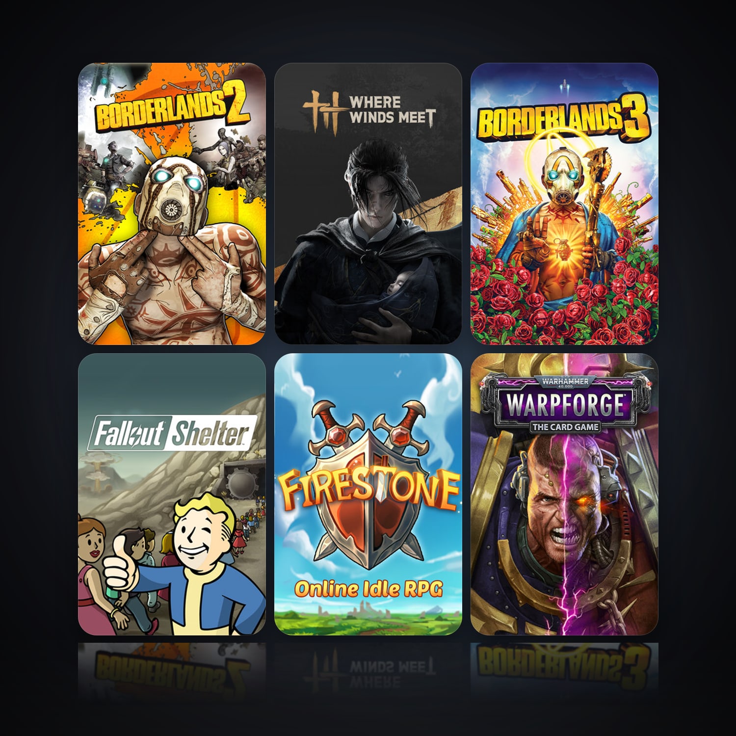 Borderlands 2 & Where Winds Meet | 13 Games | Clean — HabibiAccounts