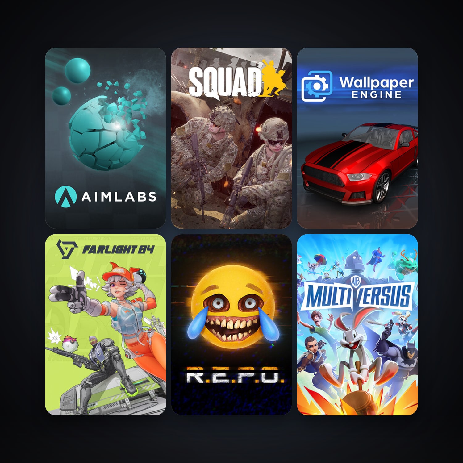 Squad + Wallpaper Engine, 17 games, clean — HabibiAccounts