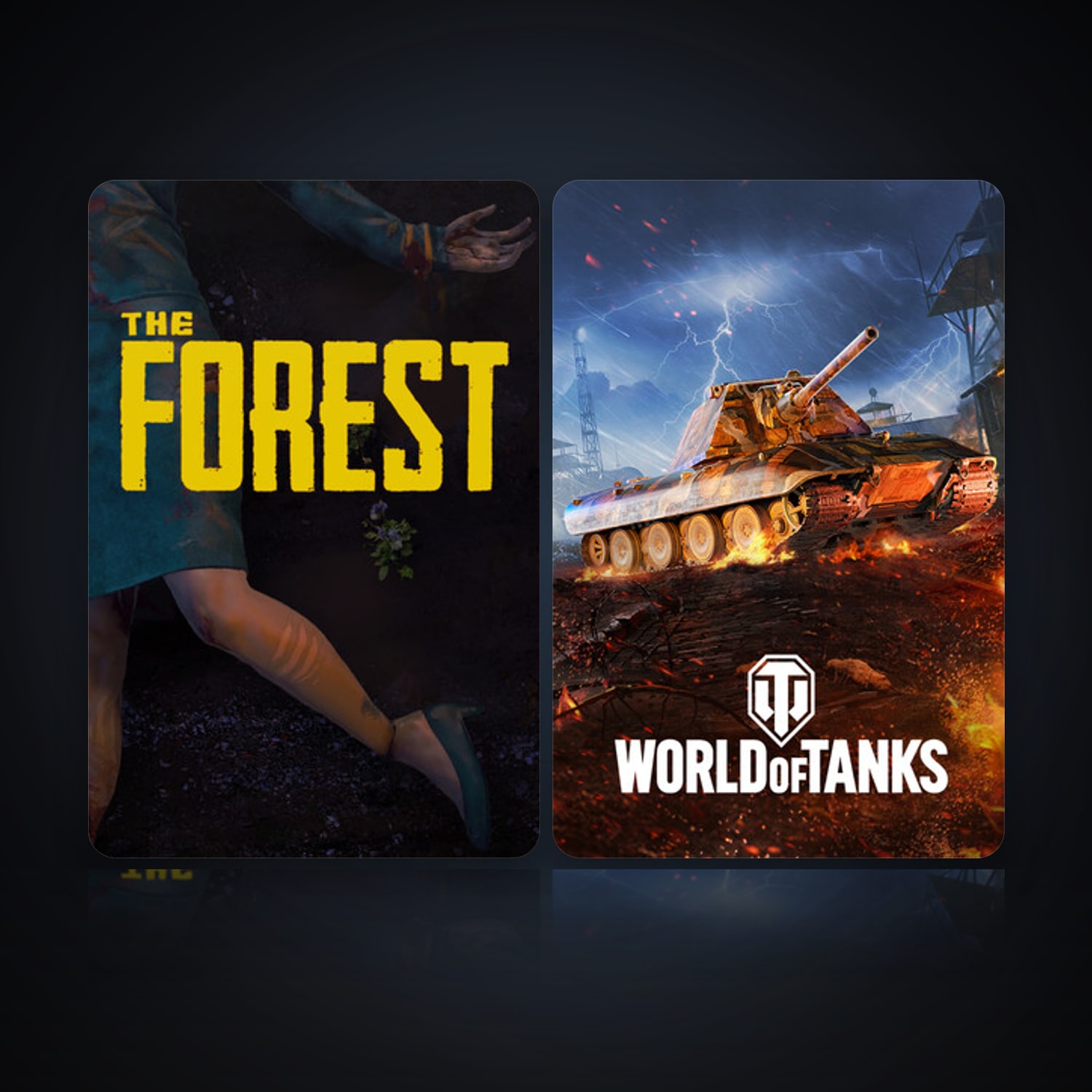 The Forest & World of Tanks — HabibiAccounts