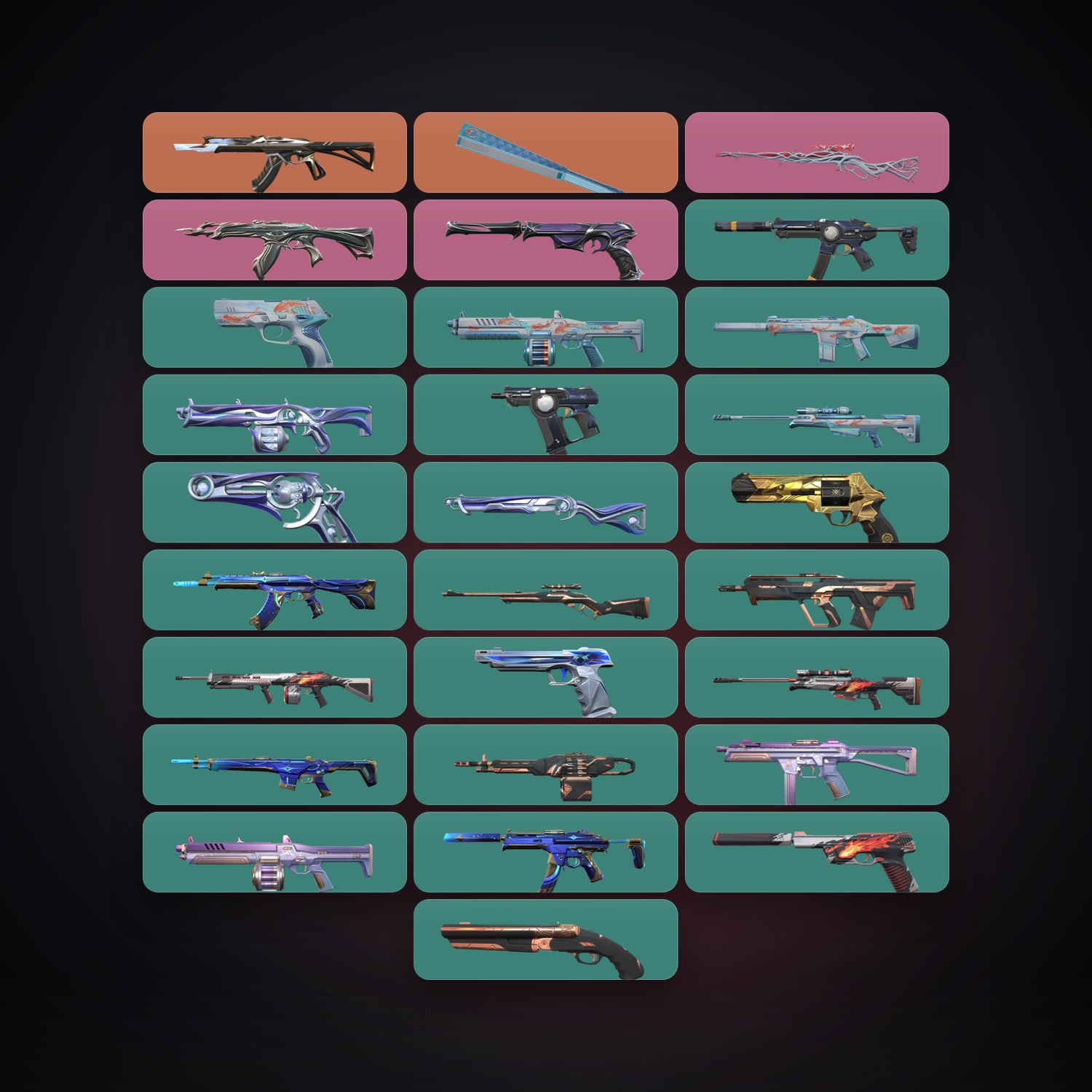 EU Silver 2 locker — 1 knives, 28 skins, lvl 84 — HabibiAccounts
