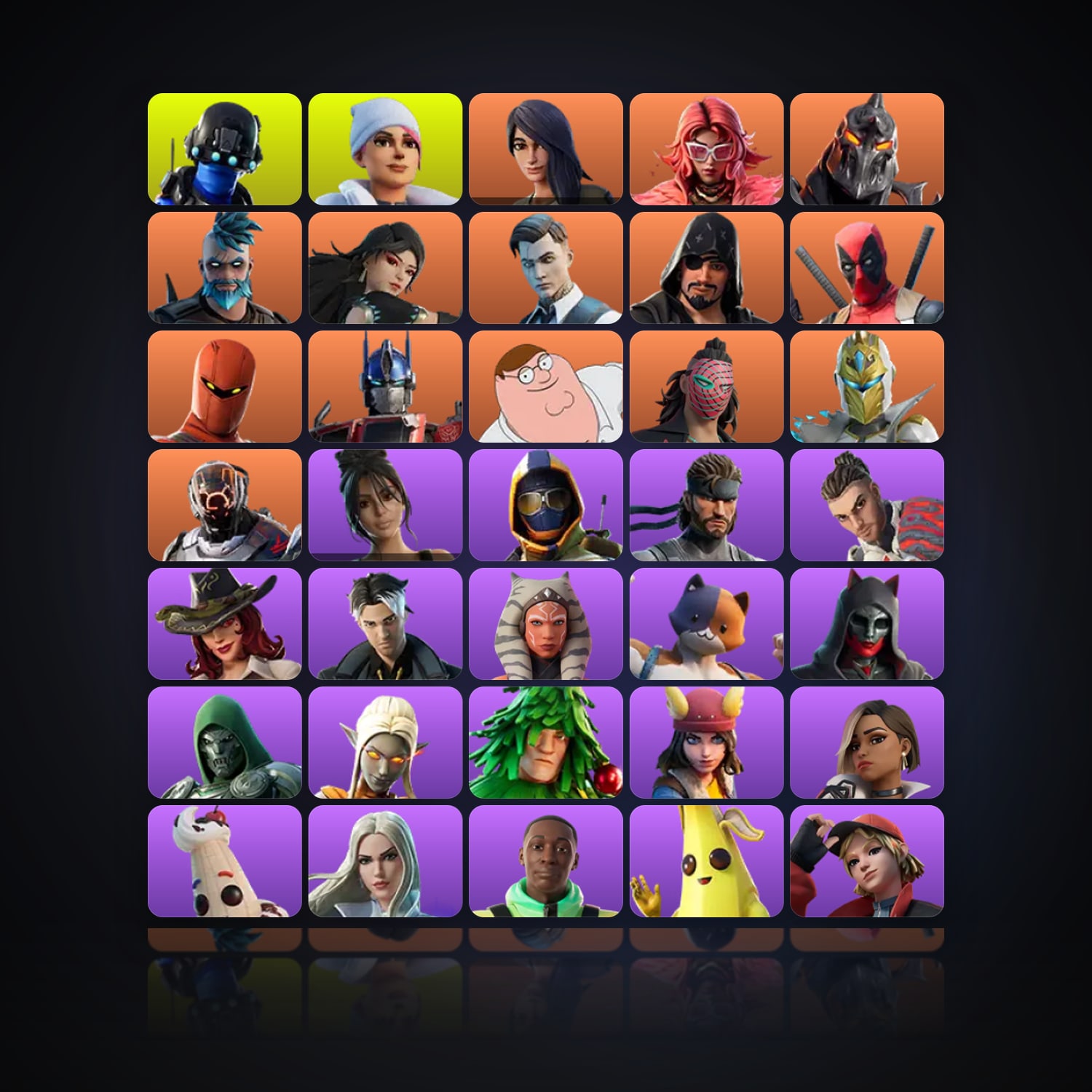 Fortnite | 80 Skins | 700 V-Bucks | Level 1883 | 223 Wins — HabibiAccounts