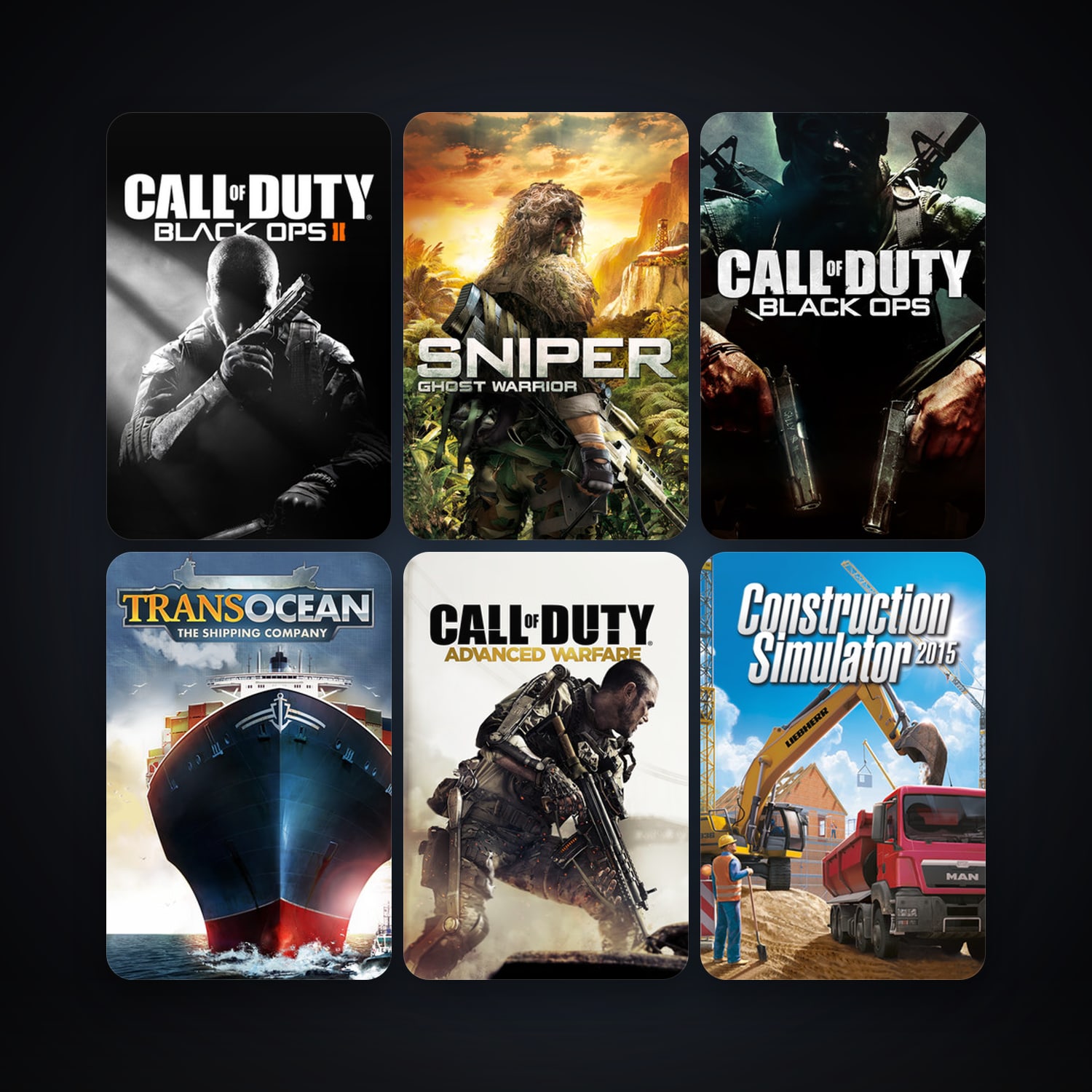 Call of Duty: Modern Warfare 2 (2009) + Sniper: Ghost Warrior, 19 games, clean — HabibiAccounts