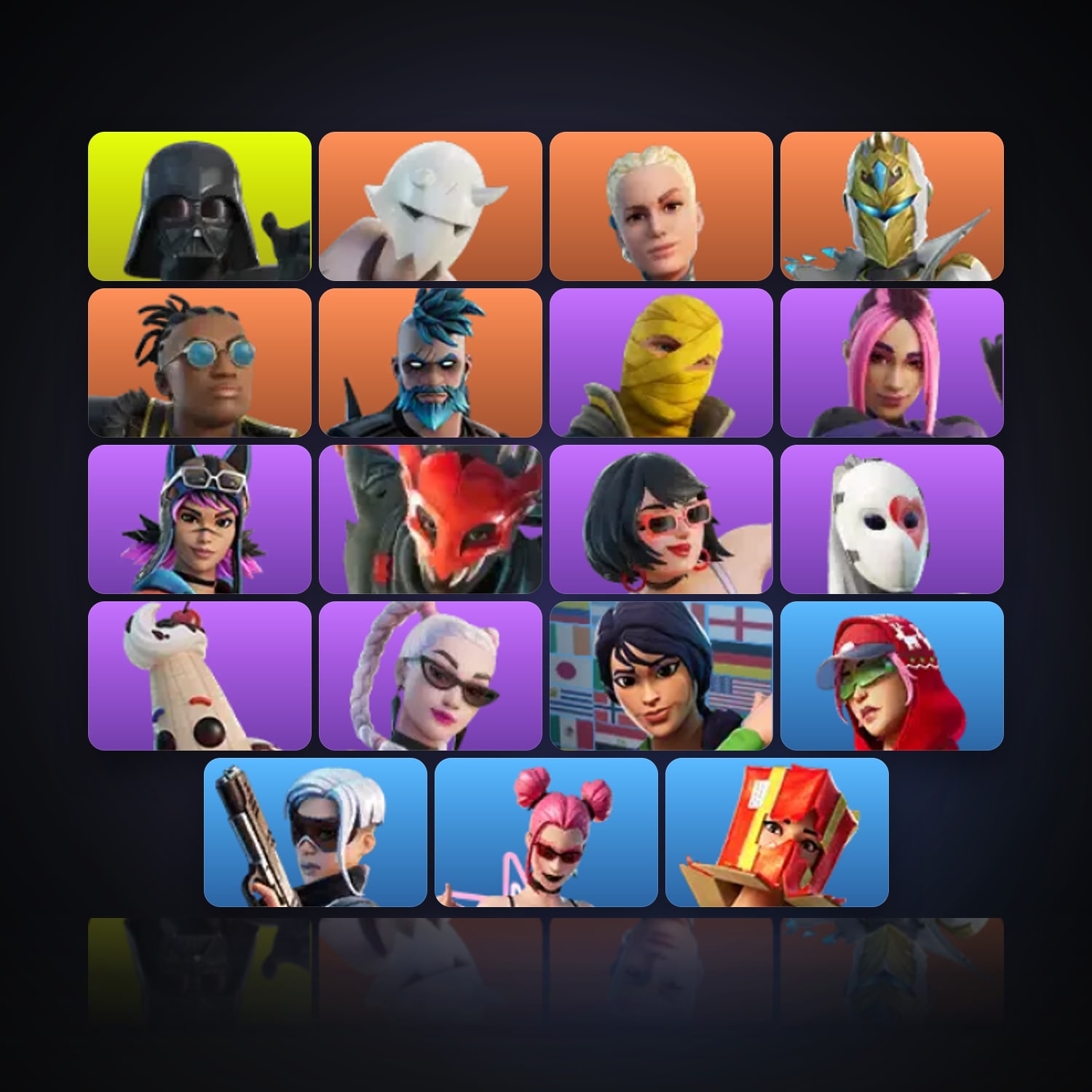 Fortnite | 19 Skins | 250 V-Bucks | Level 863 | 36 Wins — HabibiAccounts