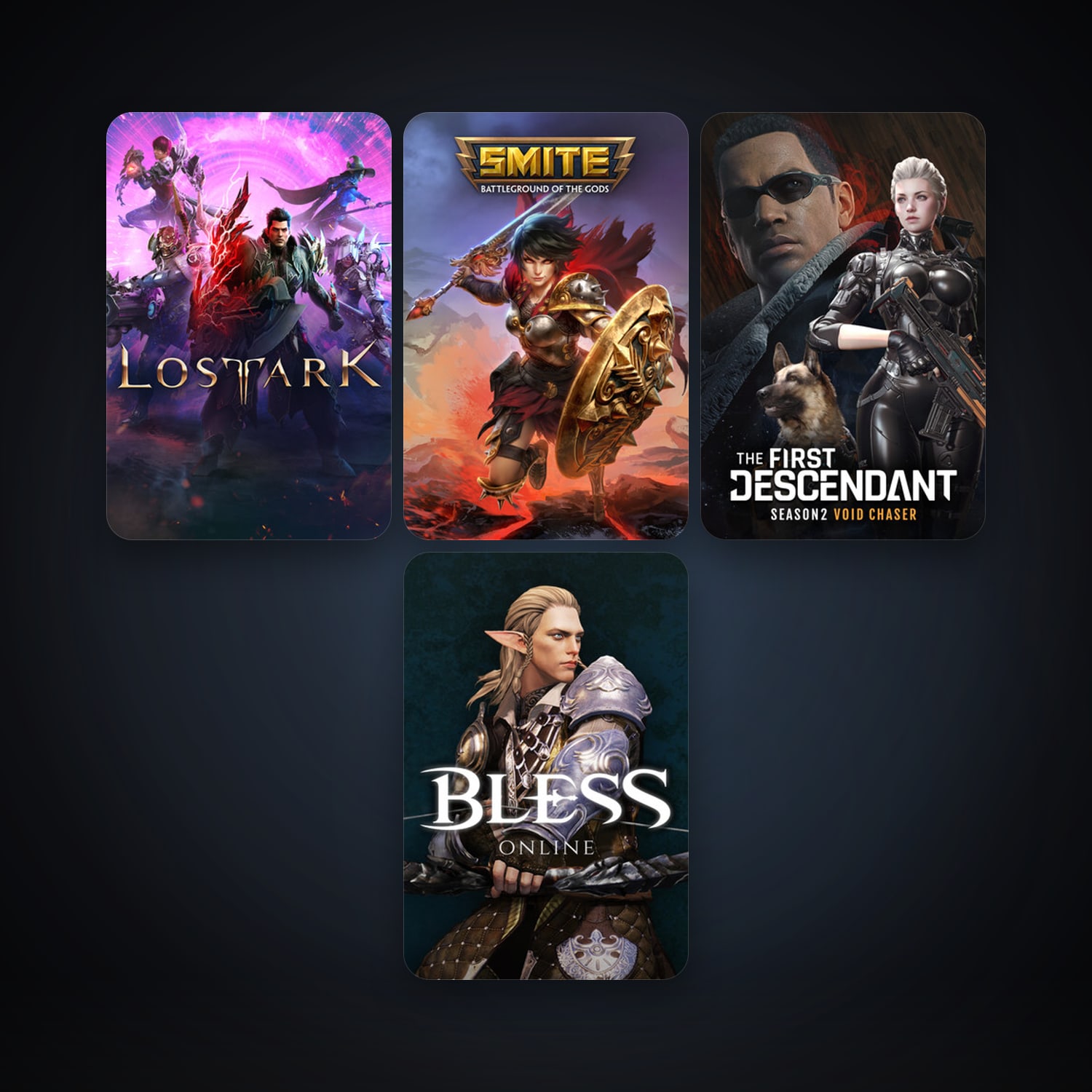 SMITE + Bless Online, 8 games, clean — HabibiAccounts