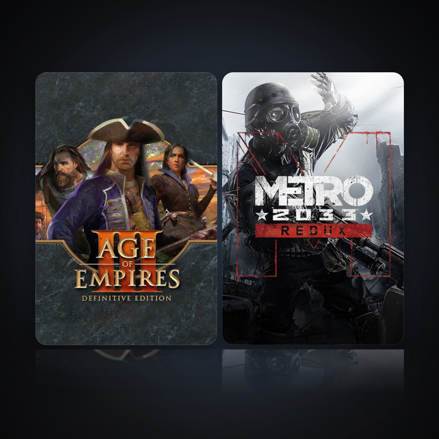 هالحساب ستيم فلين، Metro 2033 Redux وAge of Empires III: Definitive Edition، 3 لعبة، صامد واضح — HabibiAccounts
