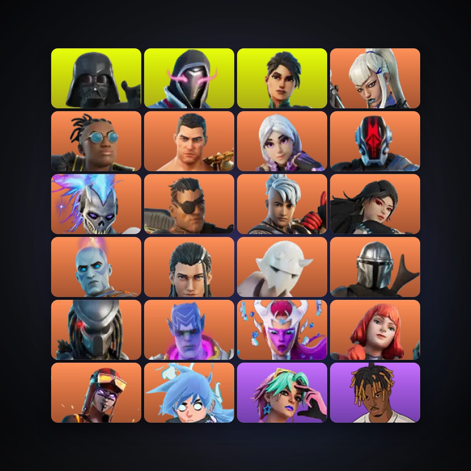 Fortnite | 105 Skins | 400 V-Bucks | Level 3461 | 329 Wins — HabibiAccounts