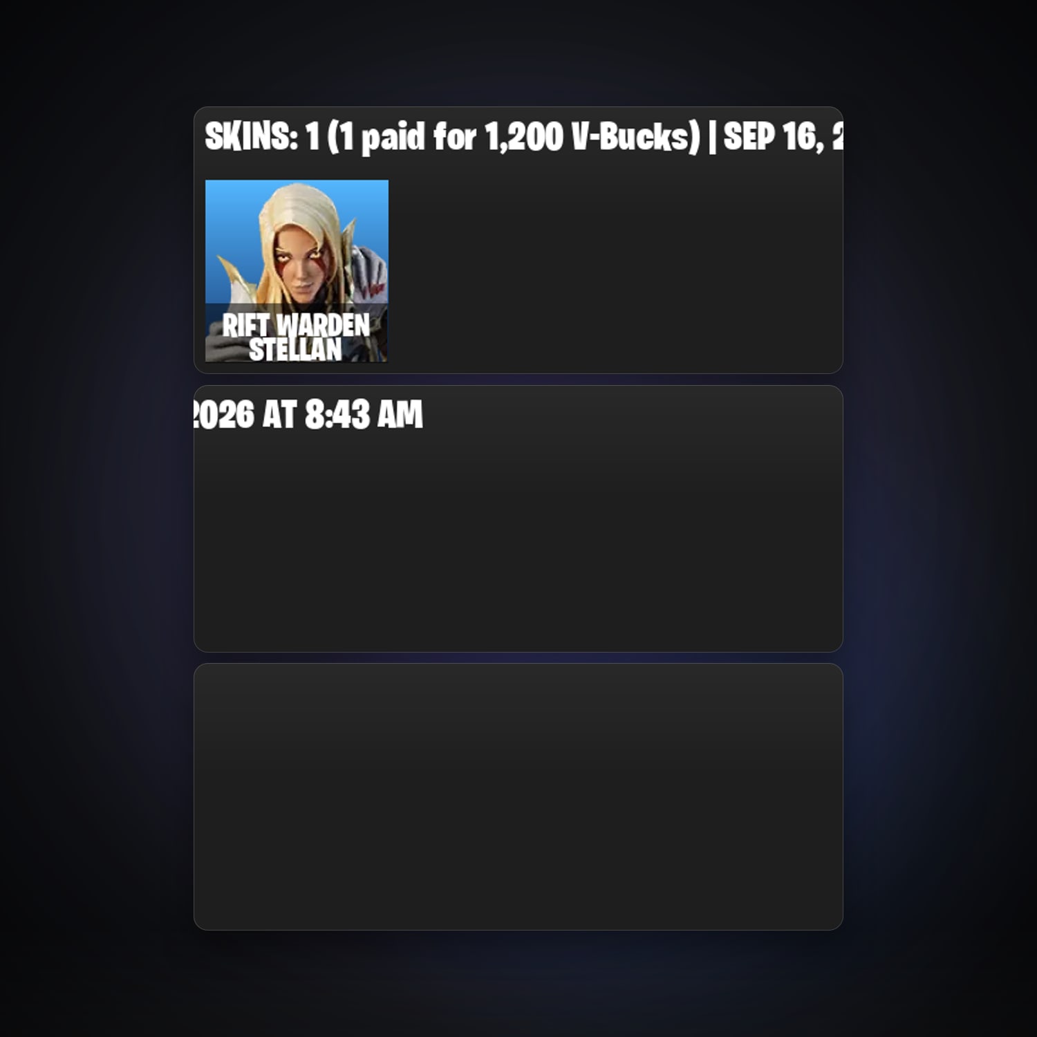 Fortnite | 1 Skins | 100 V-Bucks | Level 78 | 2 Wins — HabibiAccounts