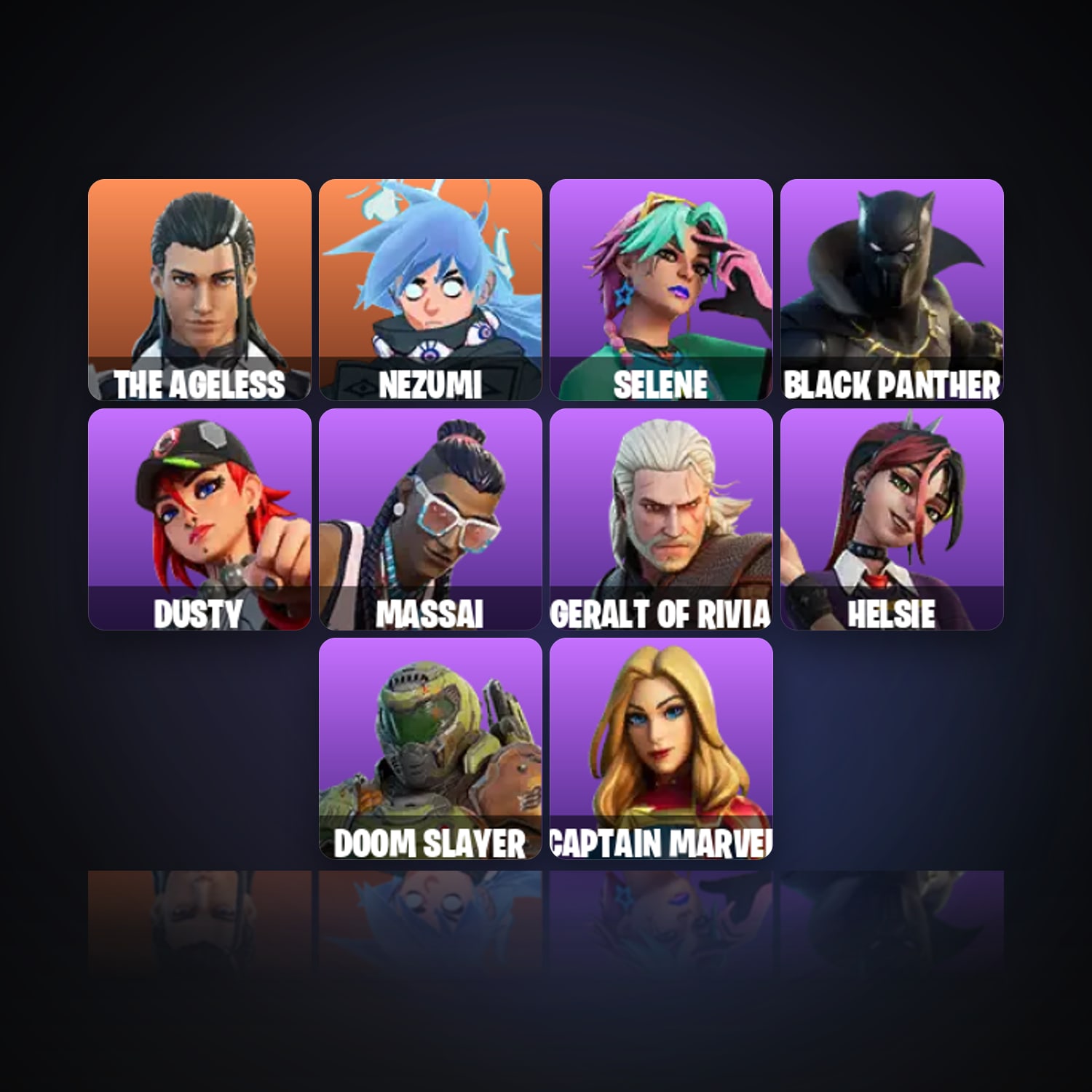 Fortnite | 14 Skins | 50 V-Bucks | Level 161 | 9 Wins — HabibiAccounts