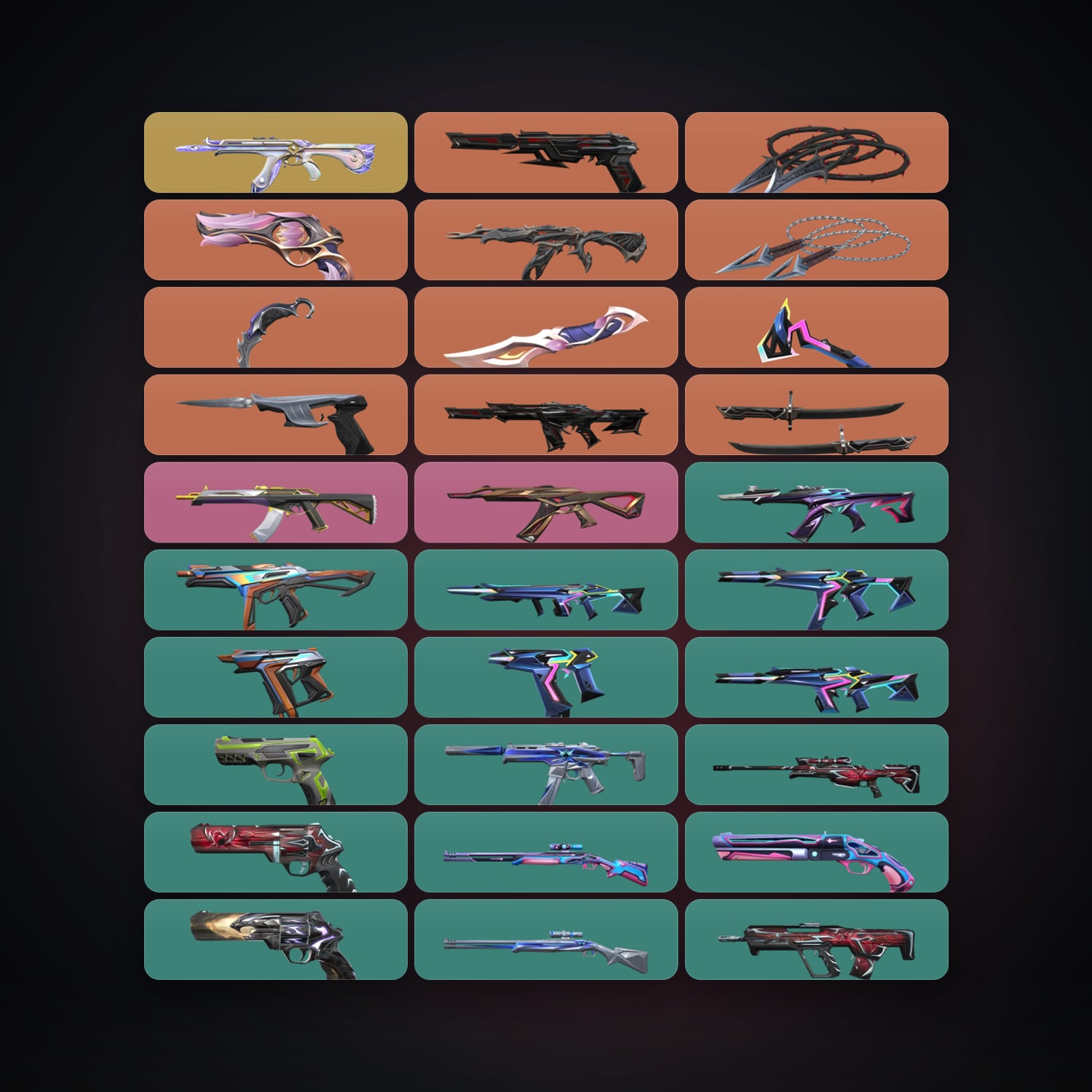 EU Bronze 2 locker — 6 knives, 41 skins, lvl 45 — HabibiAccounts