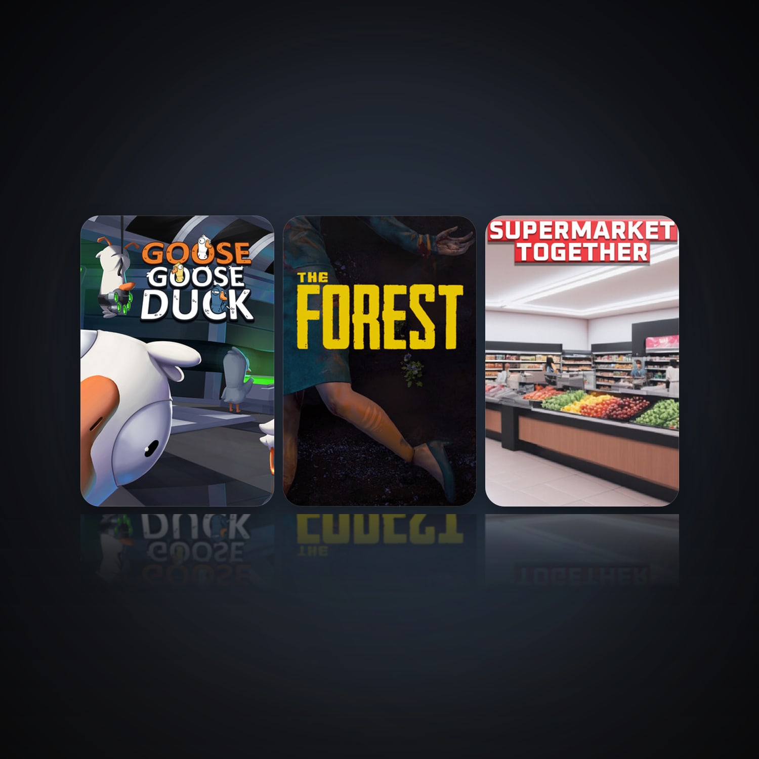 Goose Goose Duck & The Forest | 11 Games | Clean — HabibiAccounts
