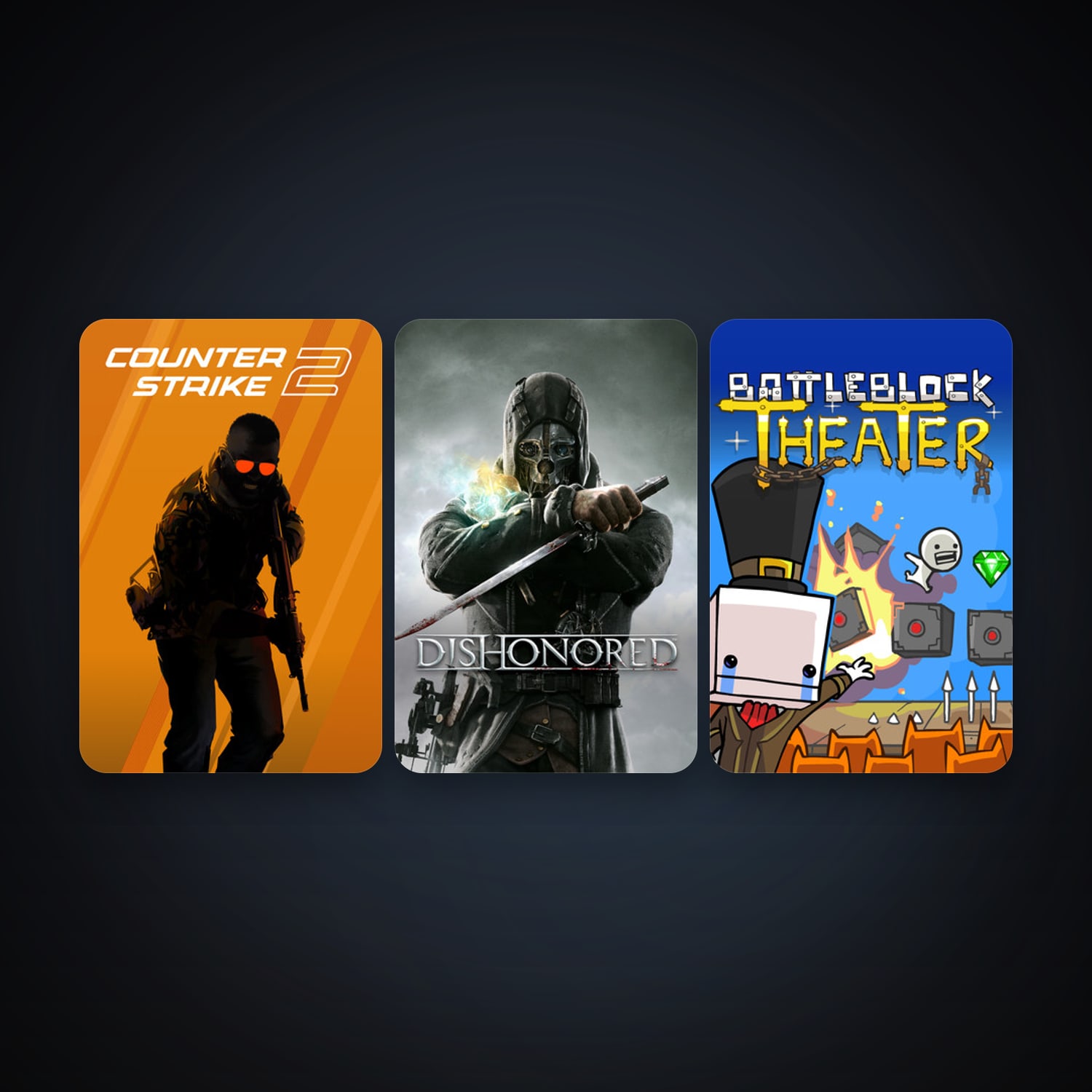 CS2 Prime + Dishonored, 4 games, clean — HabibiAccounts