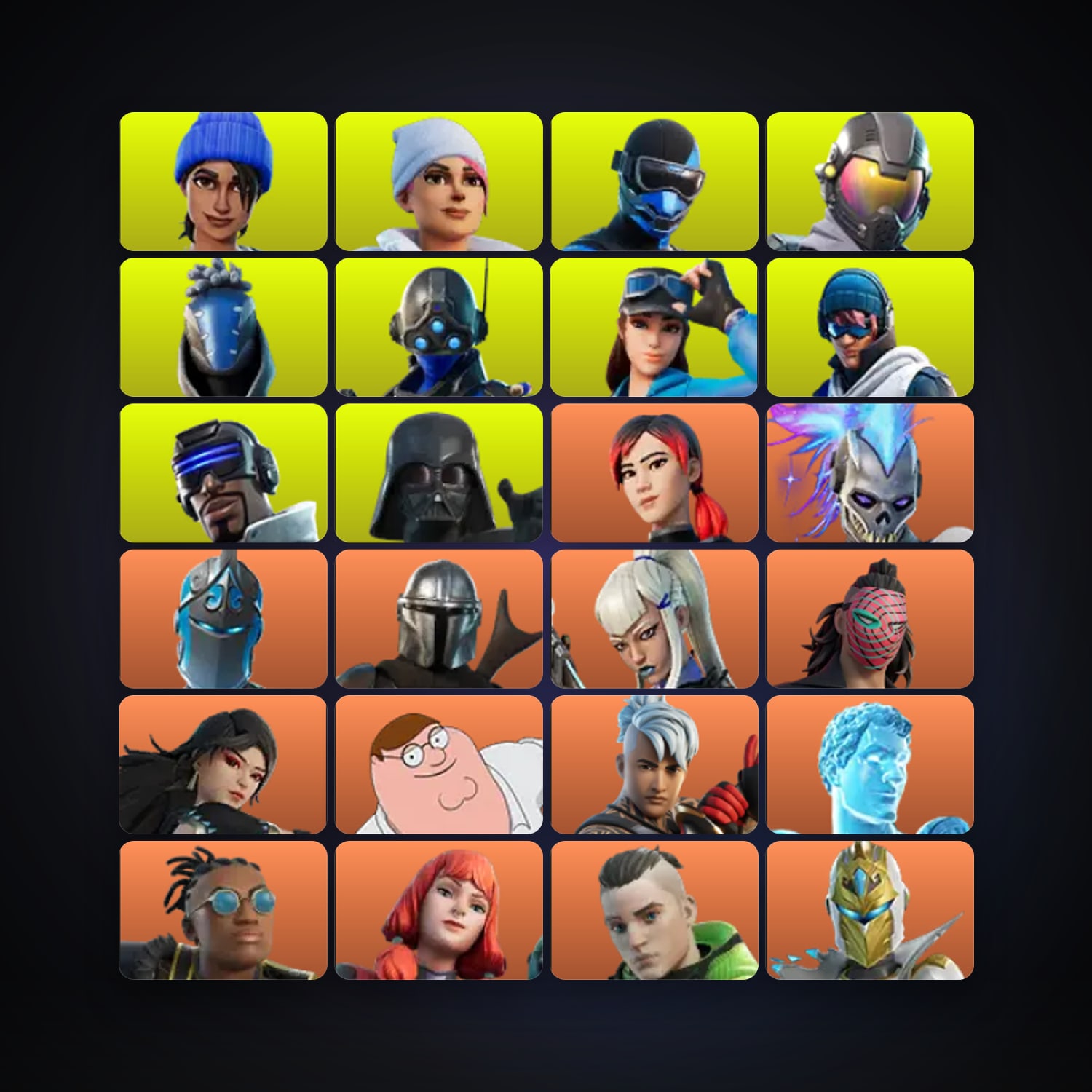 هالحساب فورتنايت، اللوكر مليان 245 سكن، 900 فيبوكس، لفل 3431، 354 فوز — HabibiAccounts