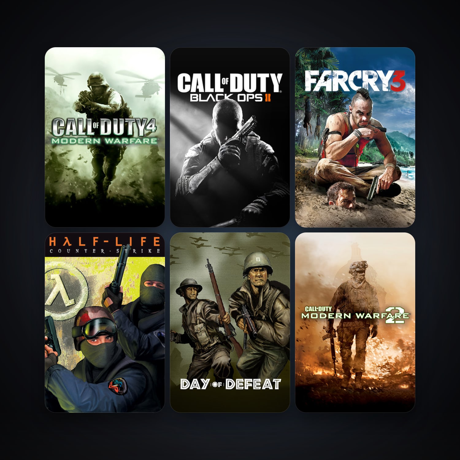 Counter-Strike + Day of Defeat, 13 games, clean — HabibiAccounts